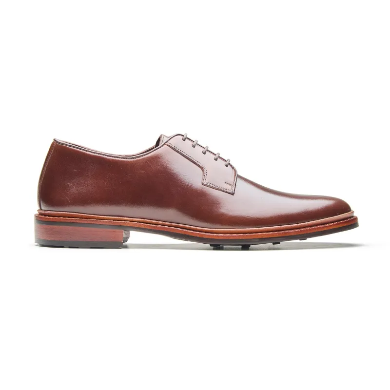 Luke, Blucher Derby - Brown Chromexcel | Summer Classics sold by Blkbrd Shoemaker