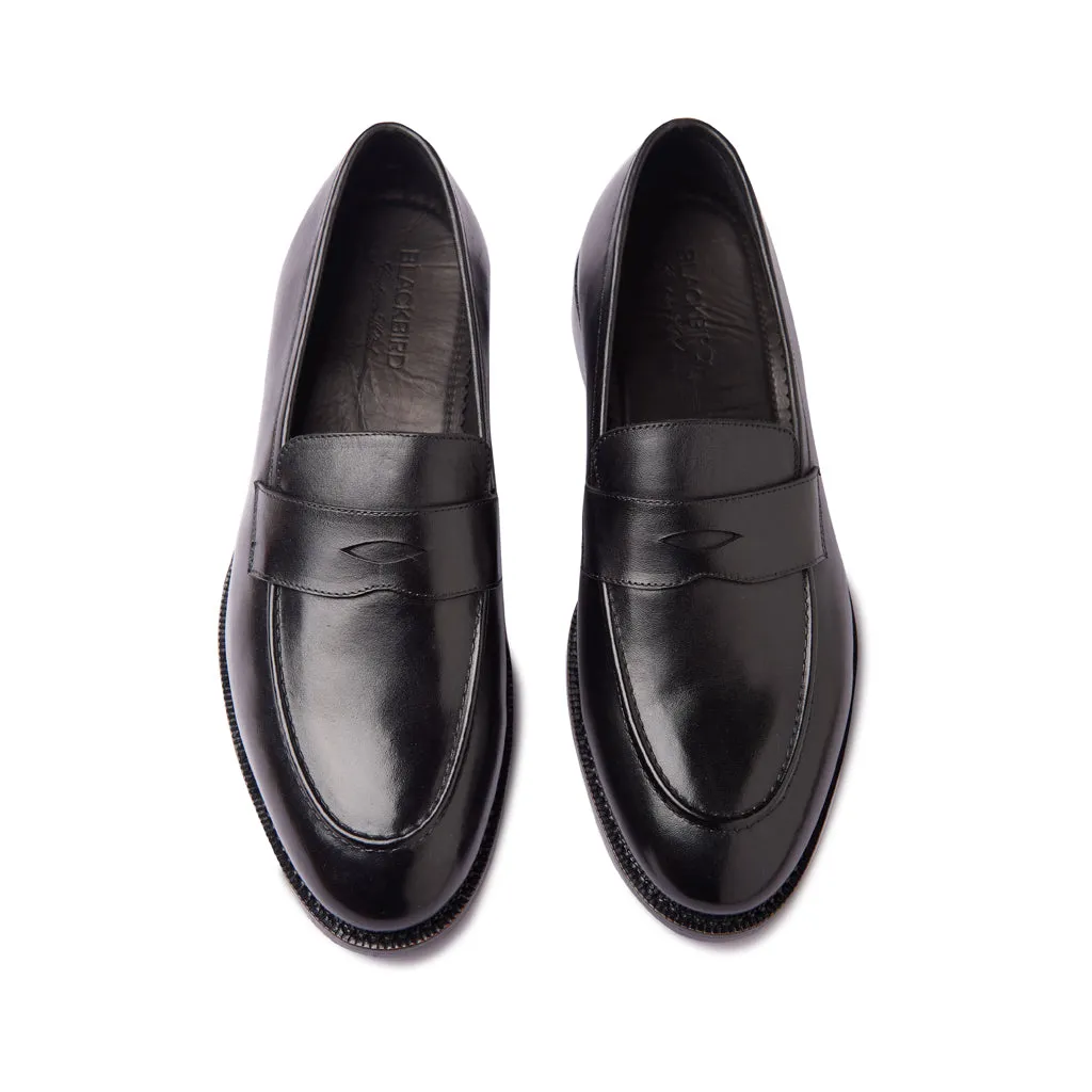 Aurus, Penny Loafer - Black | Hand Welted Classics Collection sold by Blkbrd Shoemaker product image thumbnail 2