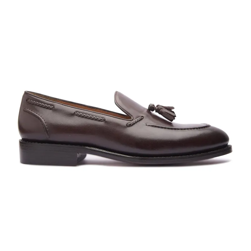 Royce, Tassel Loafer - Brown | Hand Welted | Classics Collection sold by Blkbrd Shoemaker