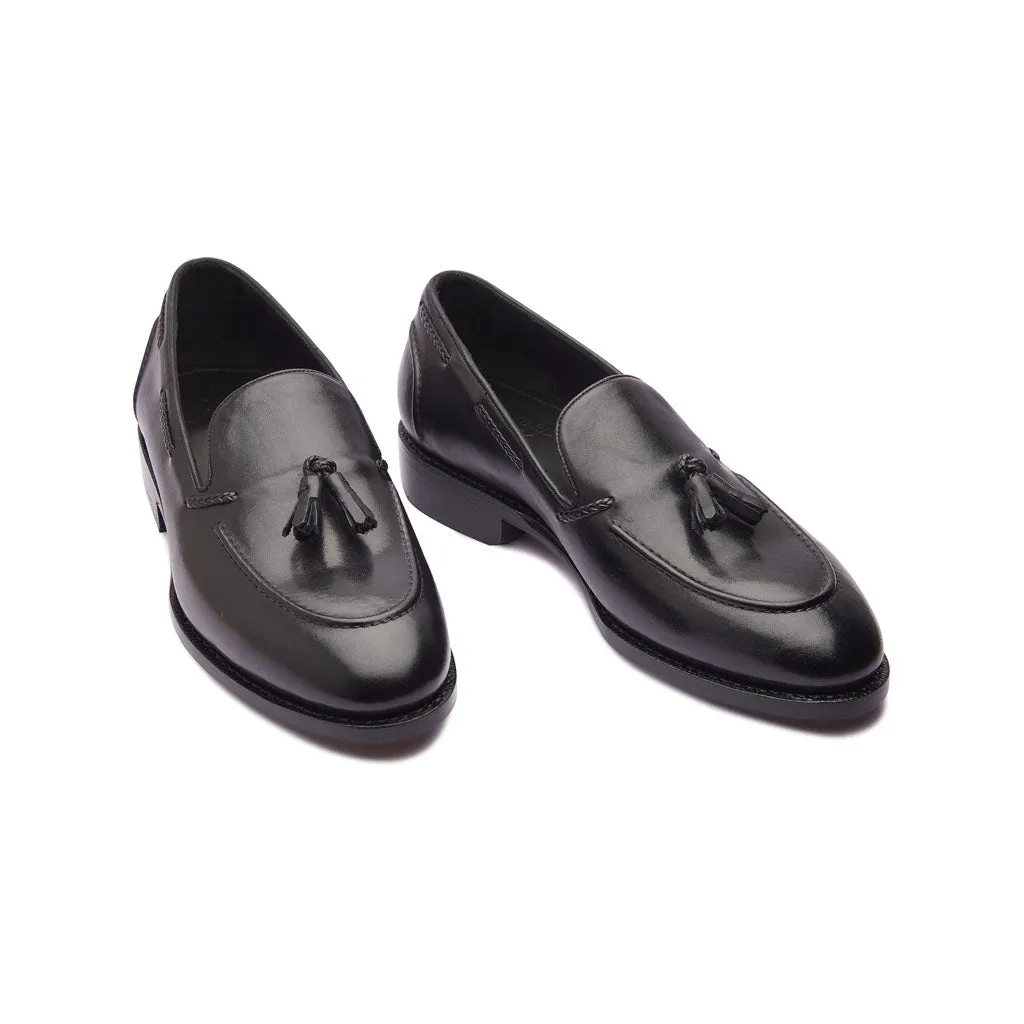 Royce, Tassel Loafer - Noir | Hand Welted | Classics Collection sold by Blkbrd Shoemaker product image thumbnail 3