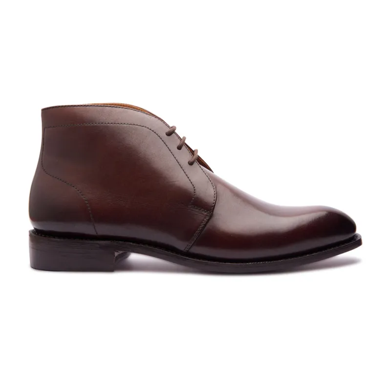 McClure, Chukka Boot - Dark Oak | Goodyear Welted | Classics Collection sold by Blkbrd Shoemaker