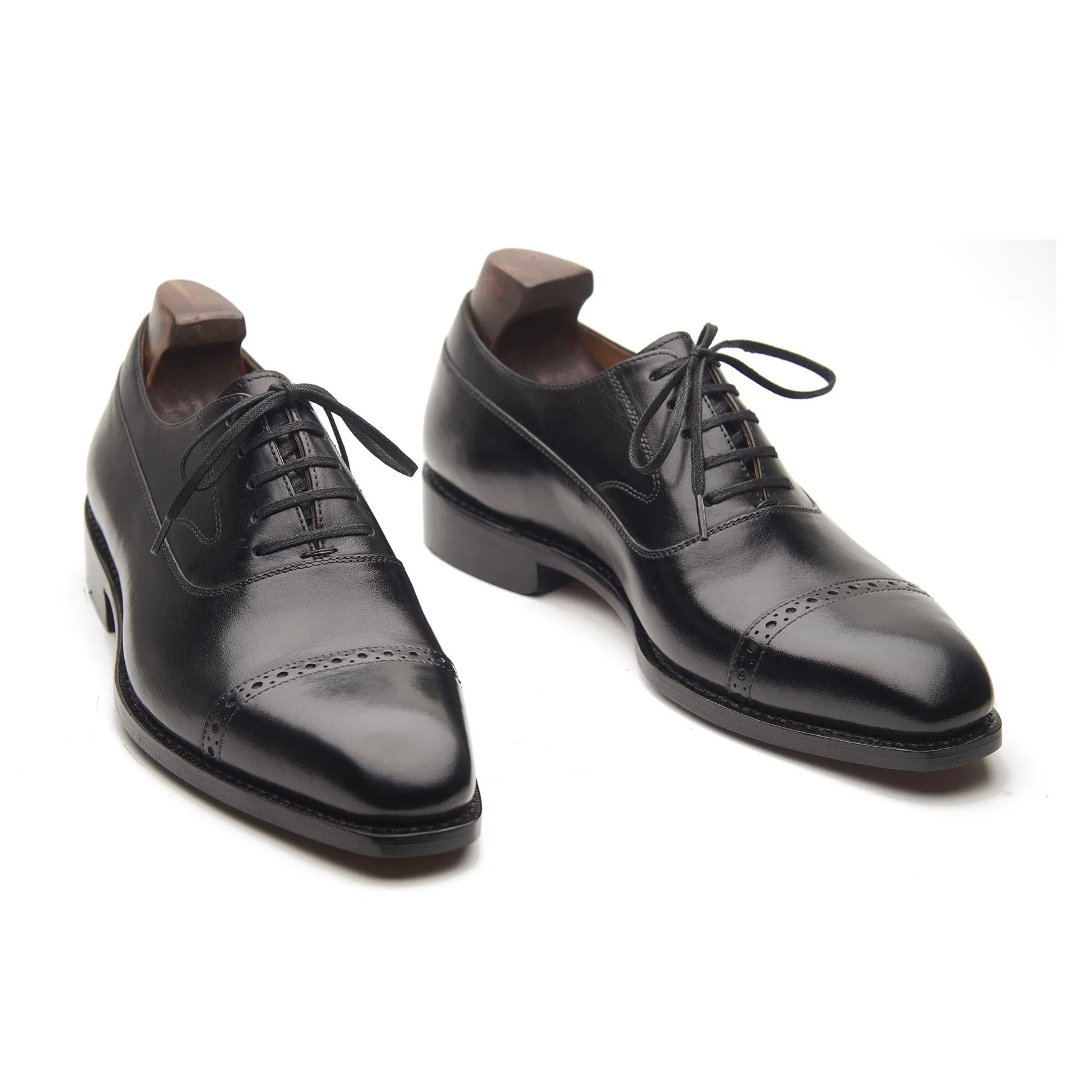 Richie, Quarter Brogue Balmoral - Black | Hand Welted | Classics Collection sold by Blkbrd Shoemaker product image thumbnail 3