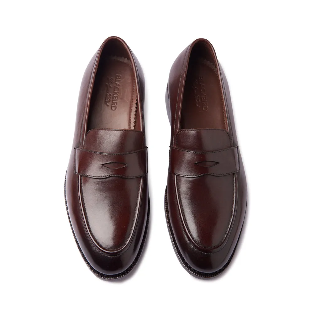 Aurus, Penny Loafer - Brown | Hand Welted Classics Collection sold by Blkbrd Shoemaker product image thumbnail 2