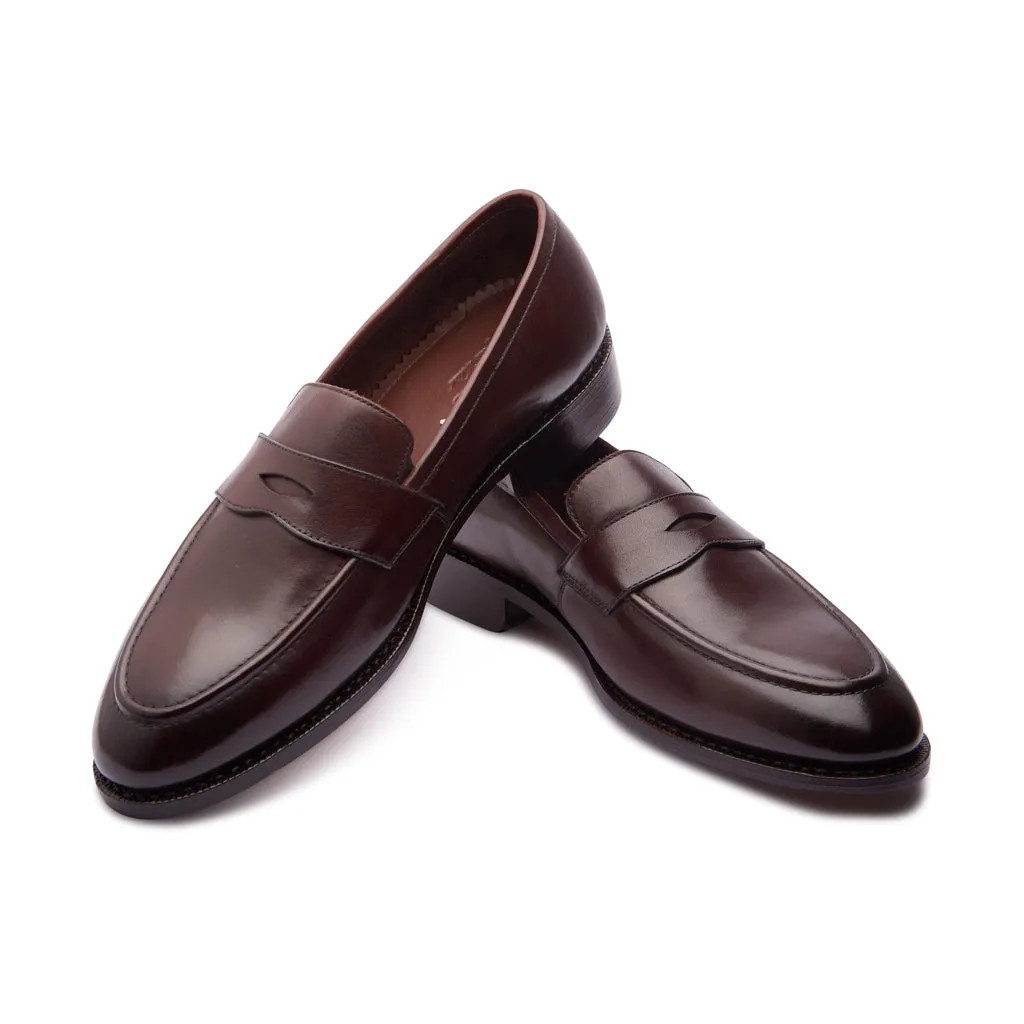 Aurus, Penny Loafer - Brown | Hand Welted Classics Collection sold by Blkbrd Shoemaker product image thumbnail 4