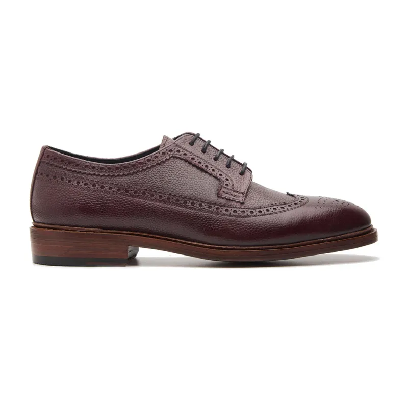 Raife, Longwing Blucher - Bordeaux Scotch Grain | Contemporary Classics made by Blkbrd Shoemaker