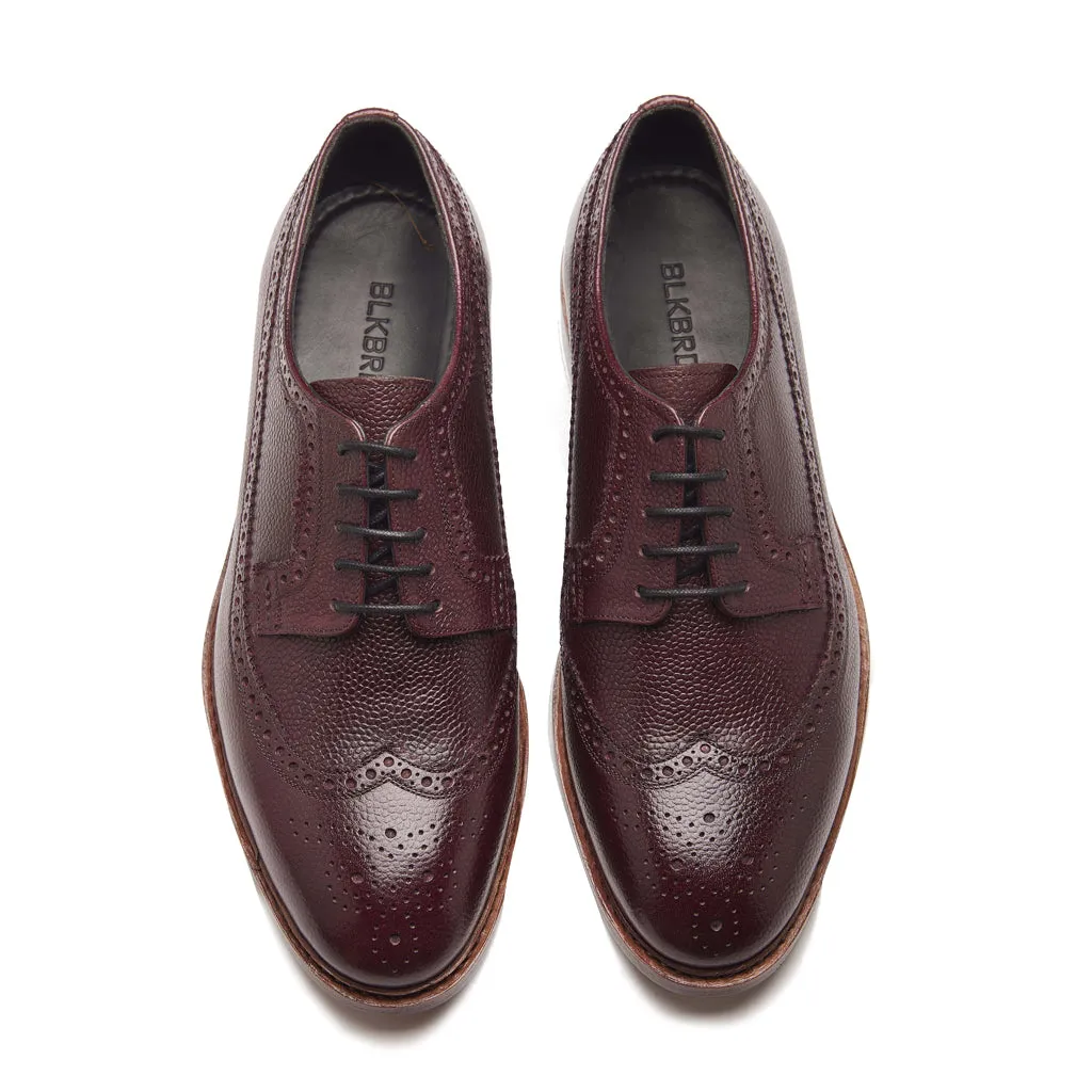 Raife, Longwing Blucher - Bordeaux Scotch Grain | Contemporary Classics sold by Blkbrd Shoemaker product image thumbnail 2