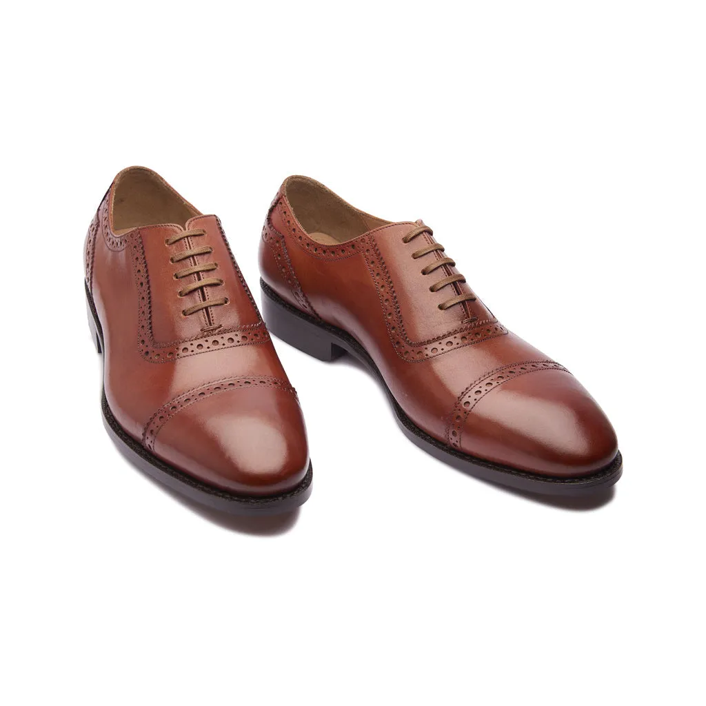 Sydney, Adelaide Oxford - Cognac | Hand Welted | Classics Collection sold by Blkbrd Shoemaker product image thumbnail 3