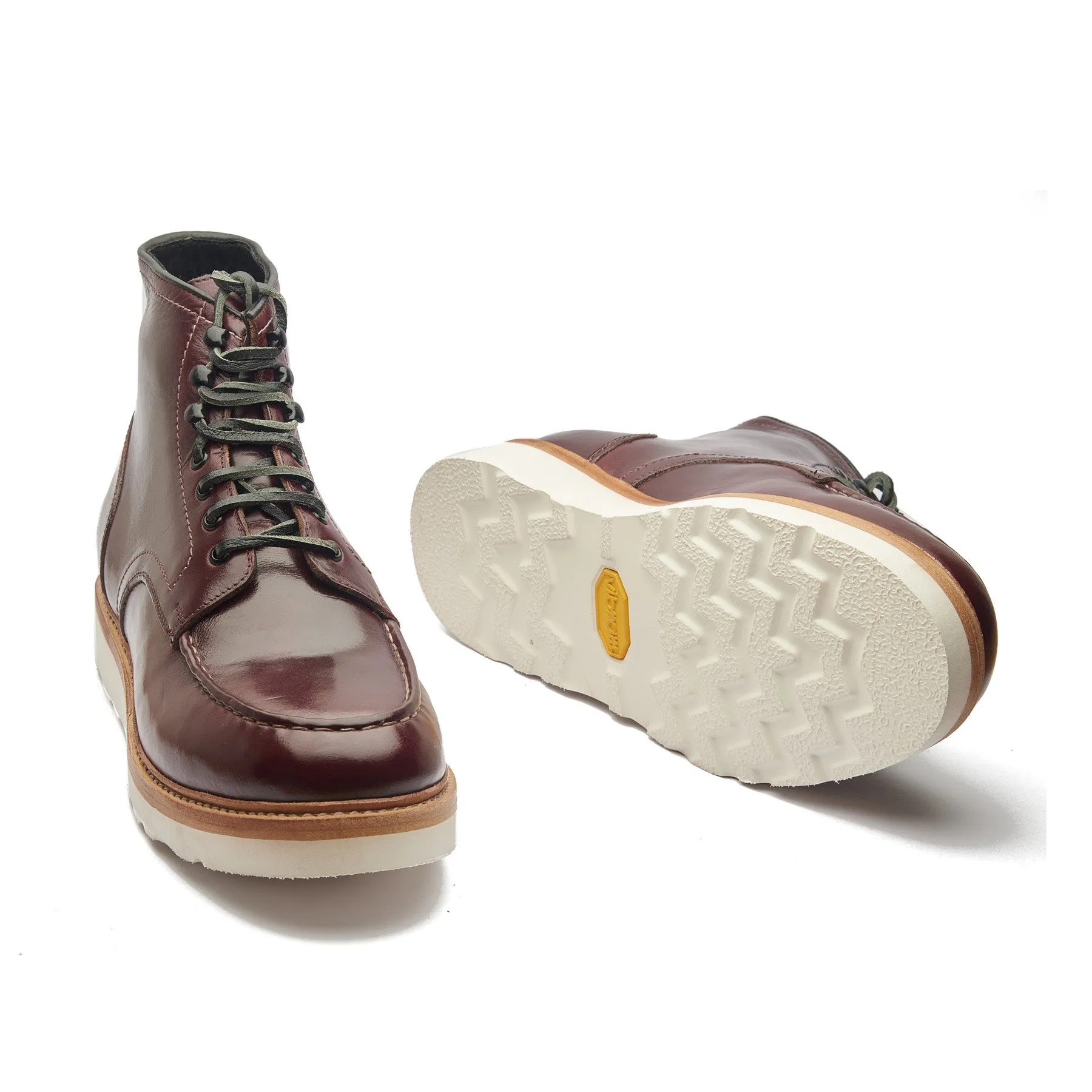 Dallas, Moctoe Boot - Burgundy Chromexcel | Hand Welted Boots 2.0 sold by Blkbrd Shoemaker product image thumbnail 5