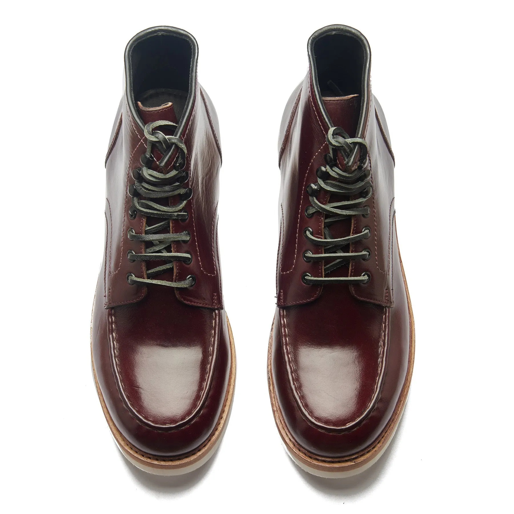 Dallas, Moctoe Boot - Burgundy Chromexcel | Hand Welted Boots 2.0 sold by Blkbrd Shoemaker product image thumbnail 2