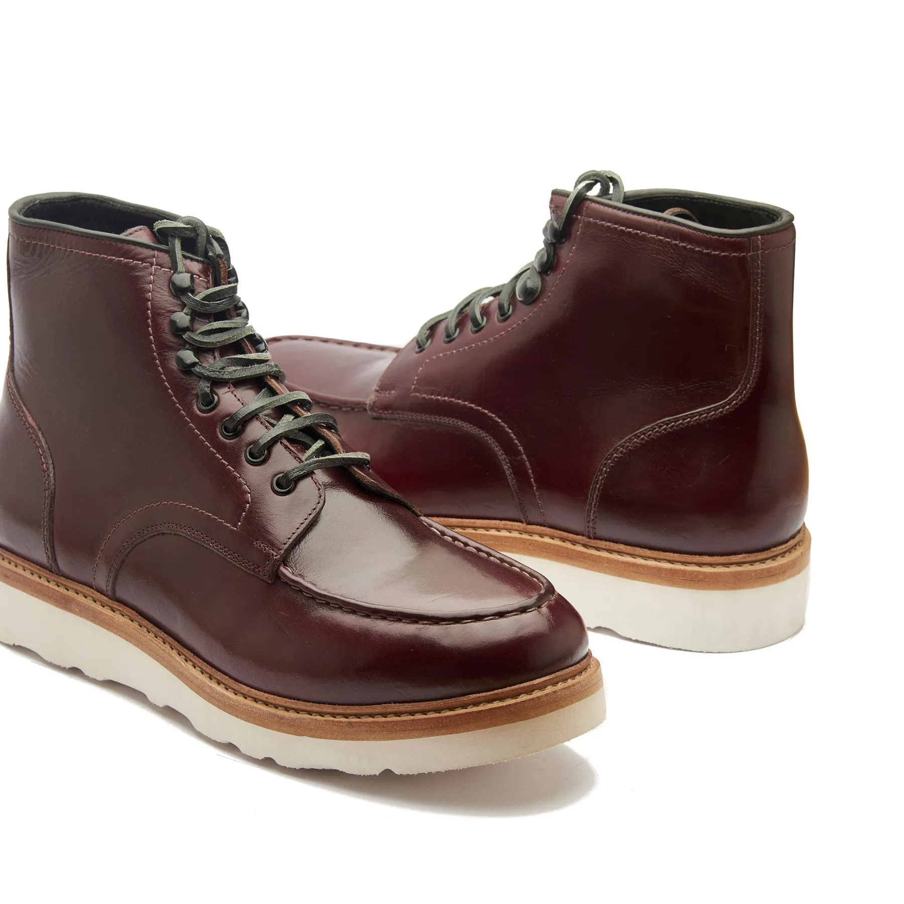 Dallas, Moctoe Boot - Burgundy Chromexcel | Hand Welted Boots 2.0 sold by Blkbrd Shoemaker product image thumbnail 3