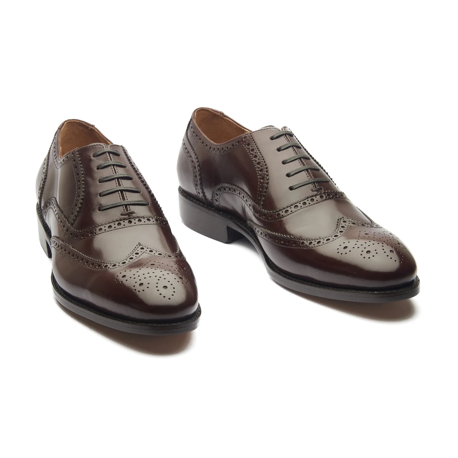 Marcell, Full Brogue Oxford - Rosewood Brown Calf | Classics sold by Blkbrd Shoemaker product image thumbnail 4