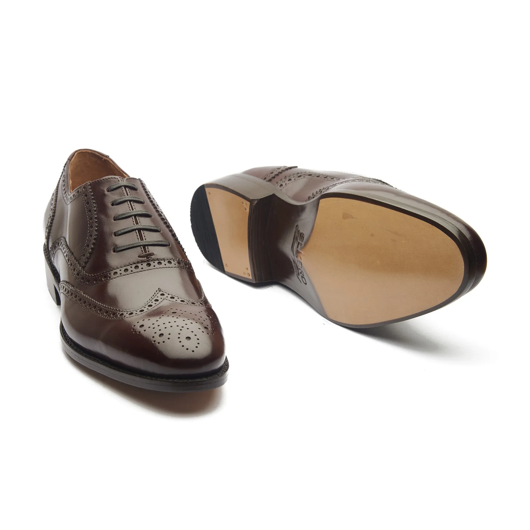 Marcell, Full Brogue Oxford - Rosewood Brown Calf | Classics sold by Blkbrd Shoemaker product image thumbnail 5