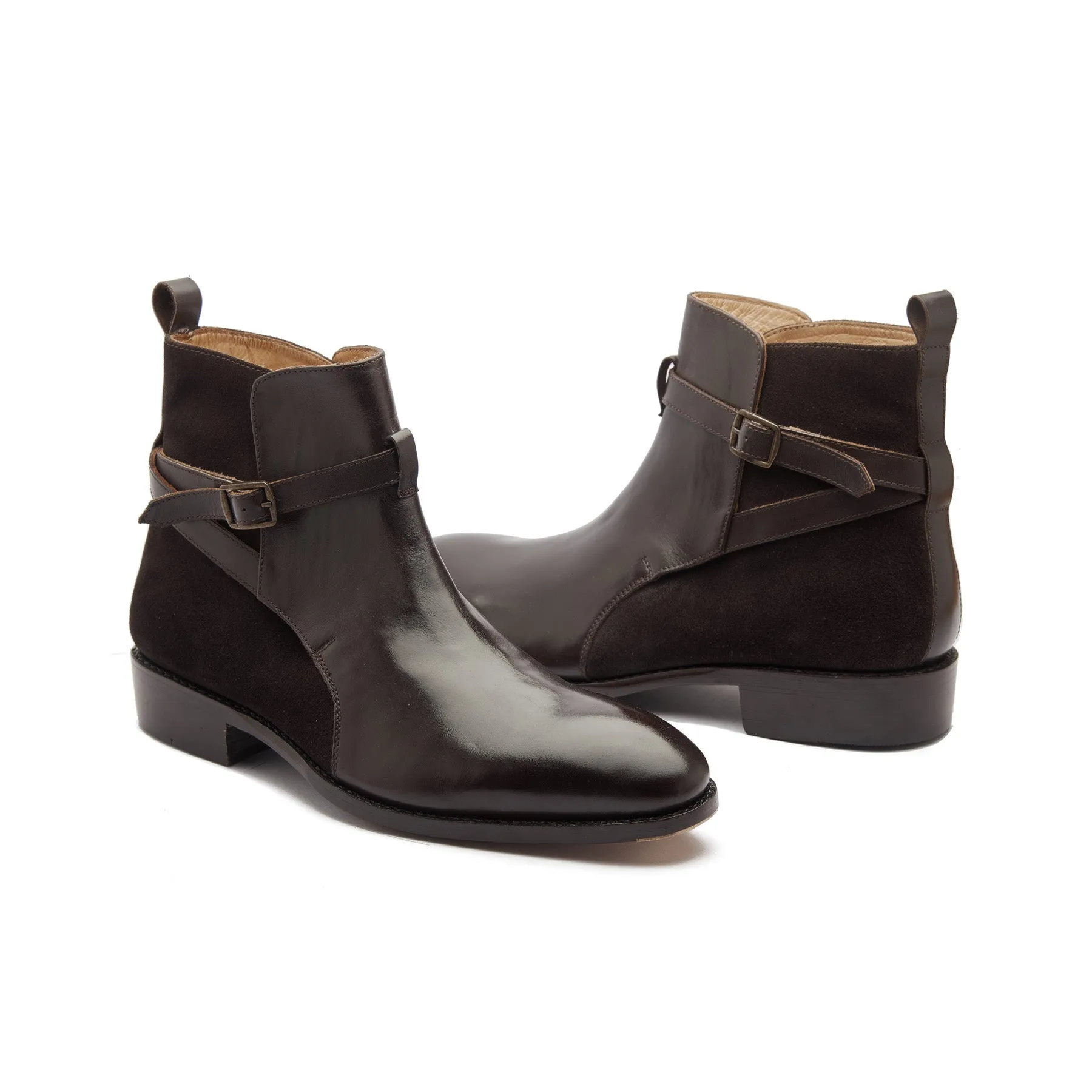 Umaid, Jodhpuri Boot - Espresso Calf & Suede | Contemporary Classics sold by Blkbrd Shoemaker product image thumbnail 3