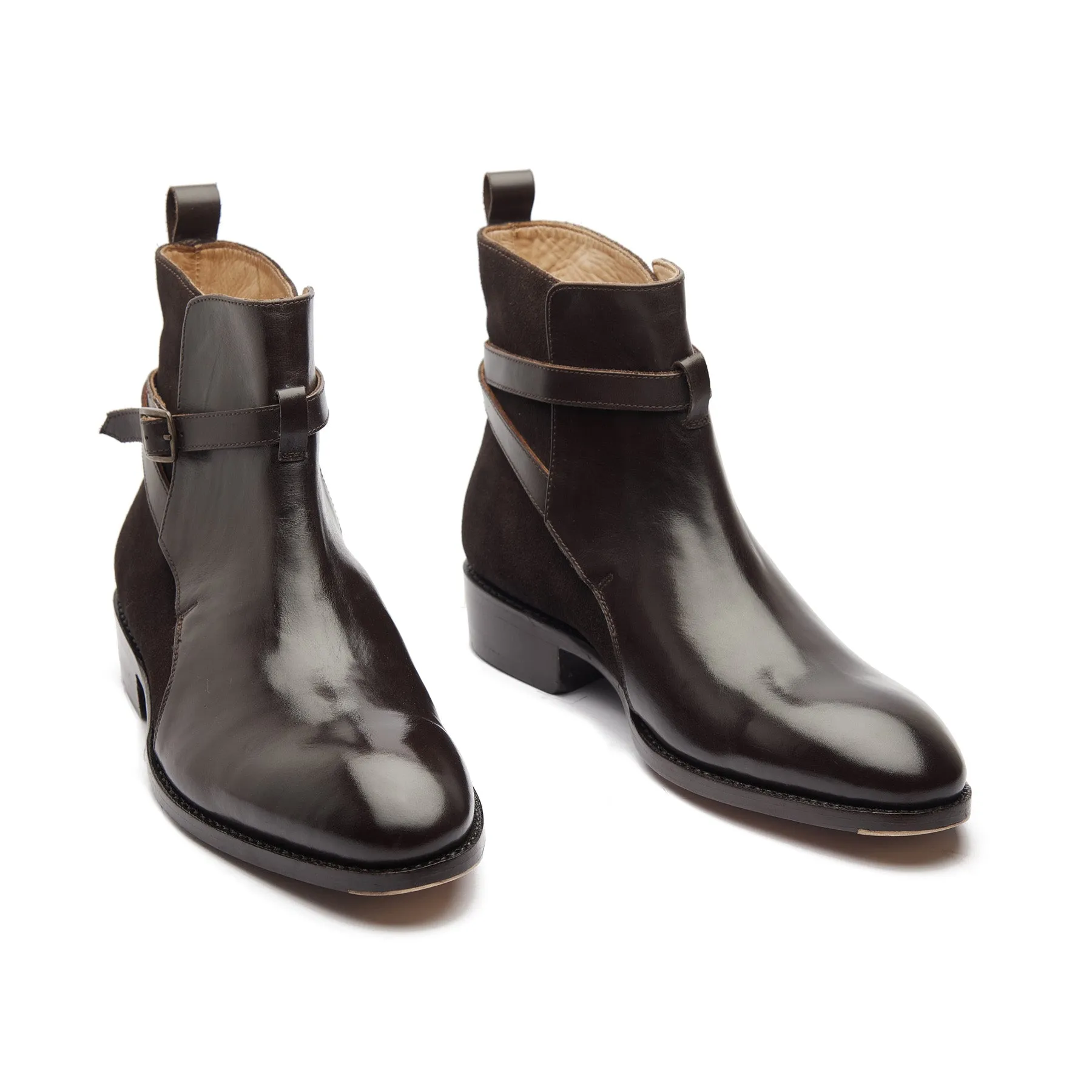 Umaid, Jodhpuri Boot - Espresso Calf & Suede | Contemporary Classics sold by Blkbrd Shoemaker product image thumbnail 5