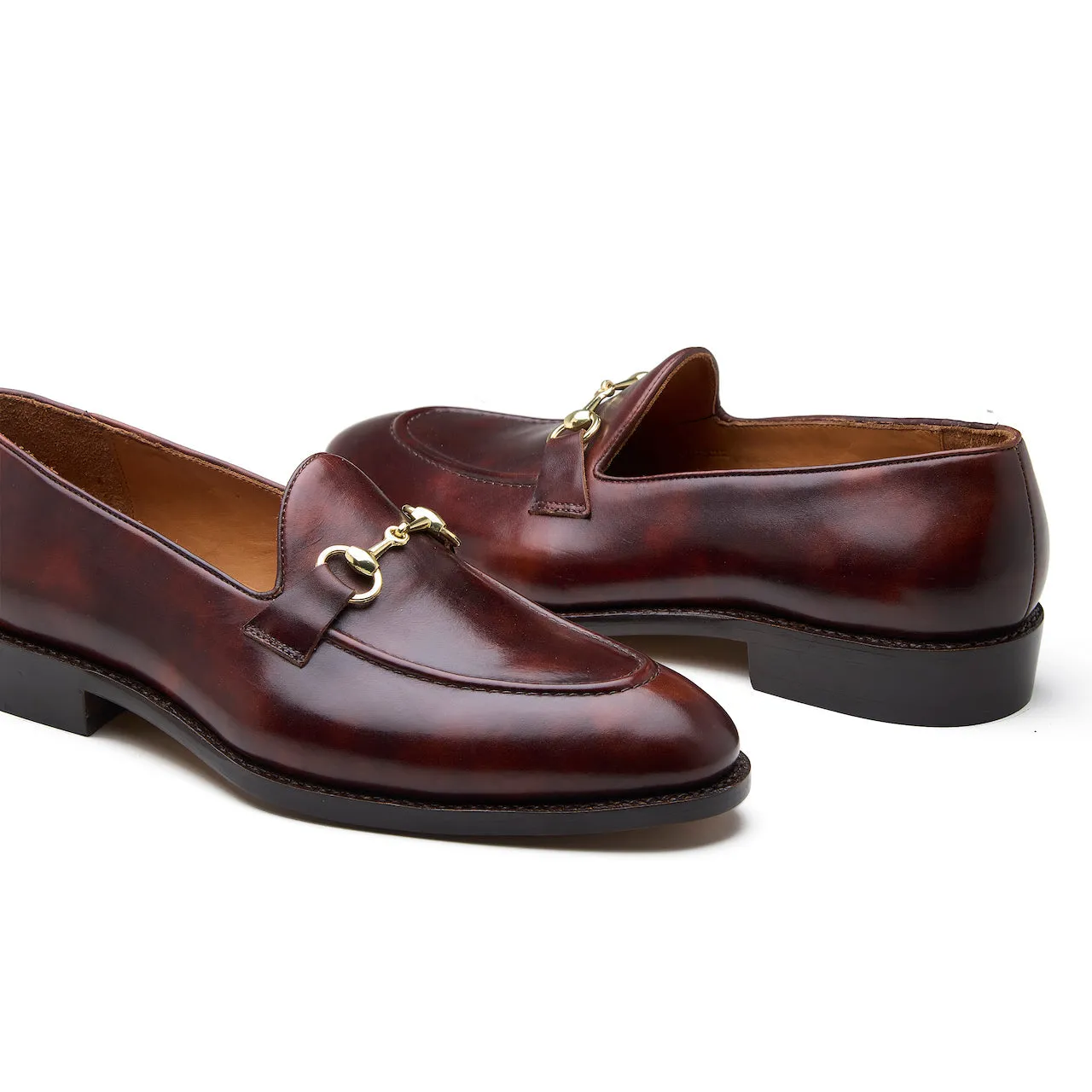 Casper, Horsebit Loafer - Chestnut Museum Calf | Hand Welted Classics Collection sold by Blkbrd Shoemaker product image thumbnail 3