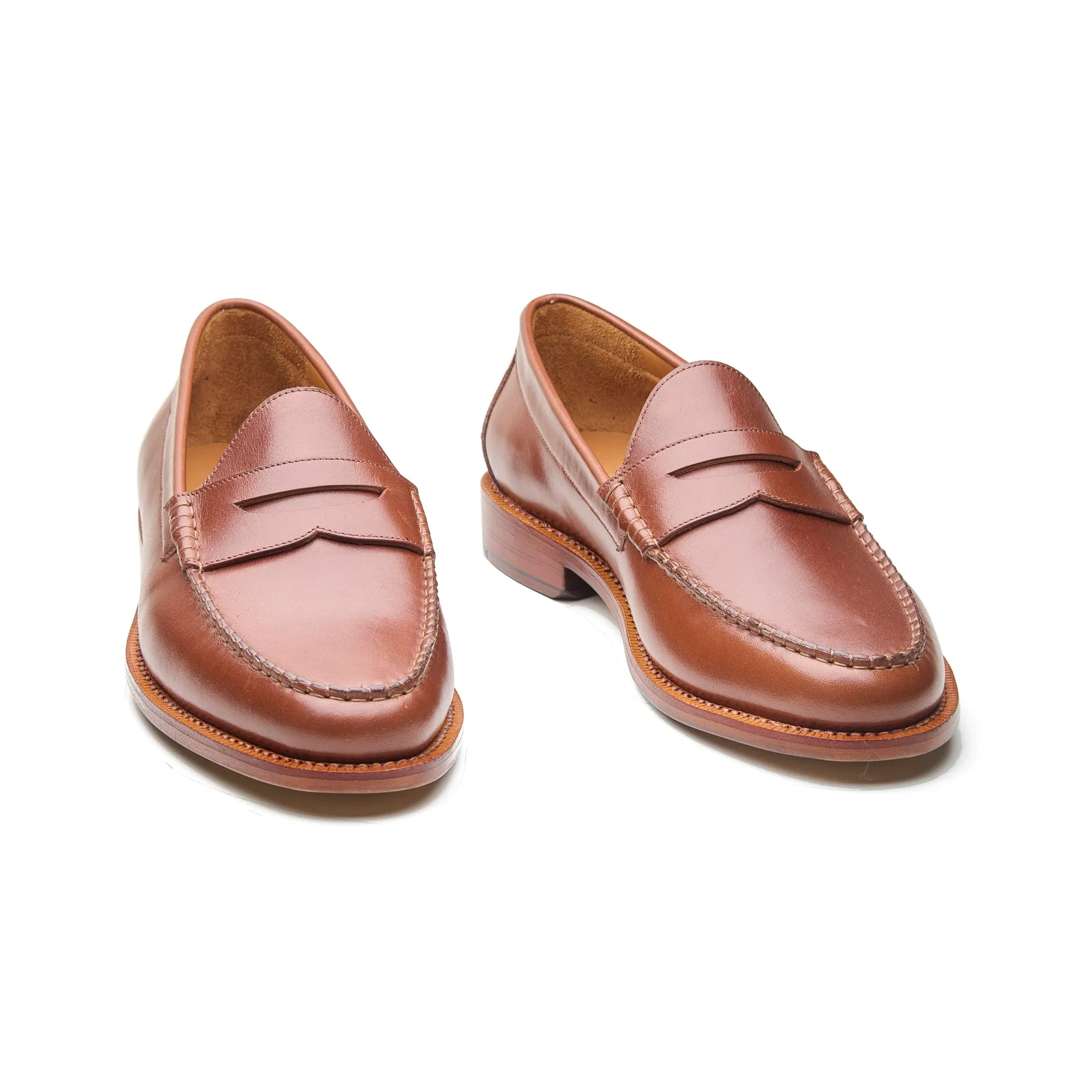 Azimut, The Ivy Loafer - Cognac Hidro Pullup | Goodyear Welted sold by Blkbrd Shoemaker product image thumbnail 4