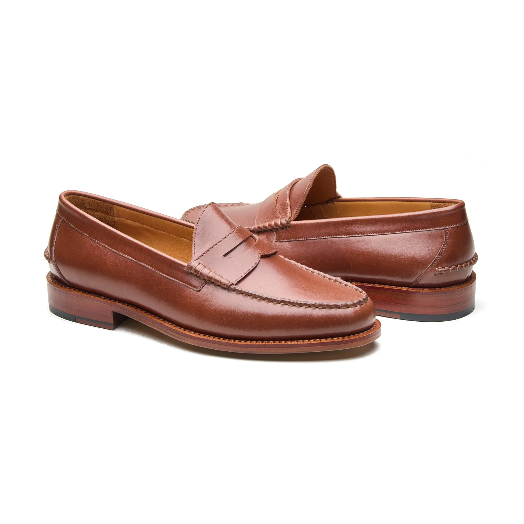 Azimut, The Ivy Loafer - Cognac Hidro Pullup | Goodyear Welted sold by Blkbrd Shoemaker product image thumbnail 5