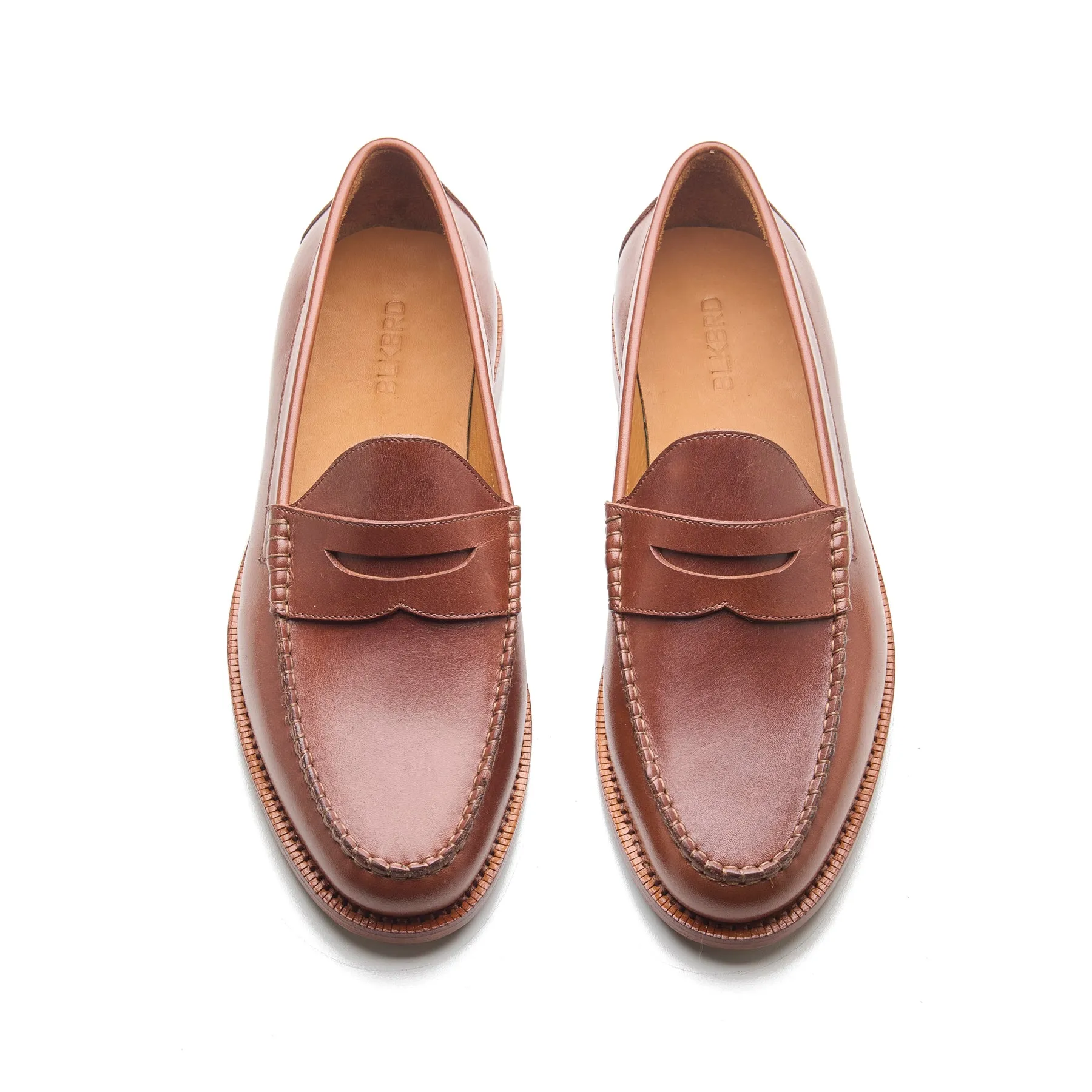 Azimut, The Ivy Loafer - Cognac Hidro Pullup | Goodyear Welted sold by Blkbrd Shoemaker product image thumbnail 2