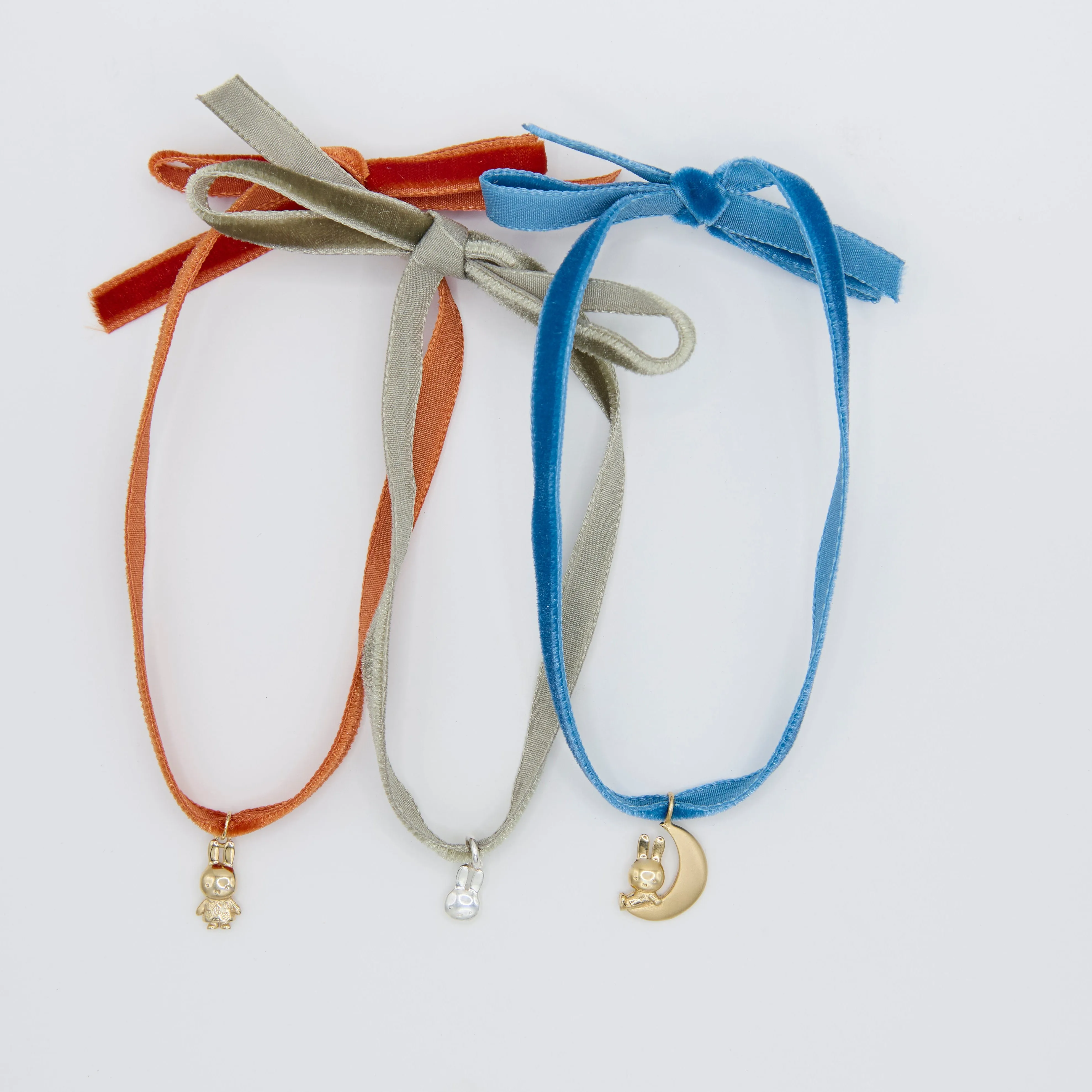 Miffy & The Moon Velvet Ribbon Necklace (Sterling Silver) sold by Licensed to Charm product image thumbnail 3