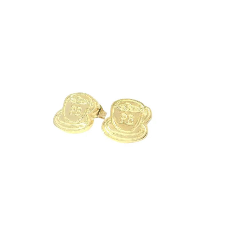 Paddington™ Hot Chocolate Cup Earrings (18ct Gold Vermeil) sold by Licensed to Charm