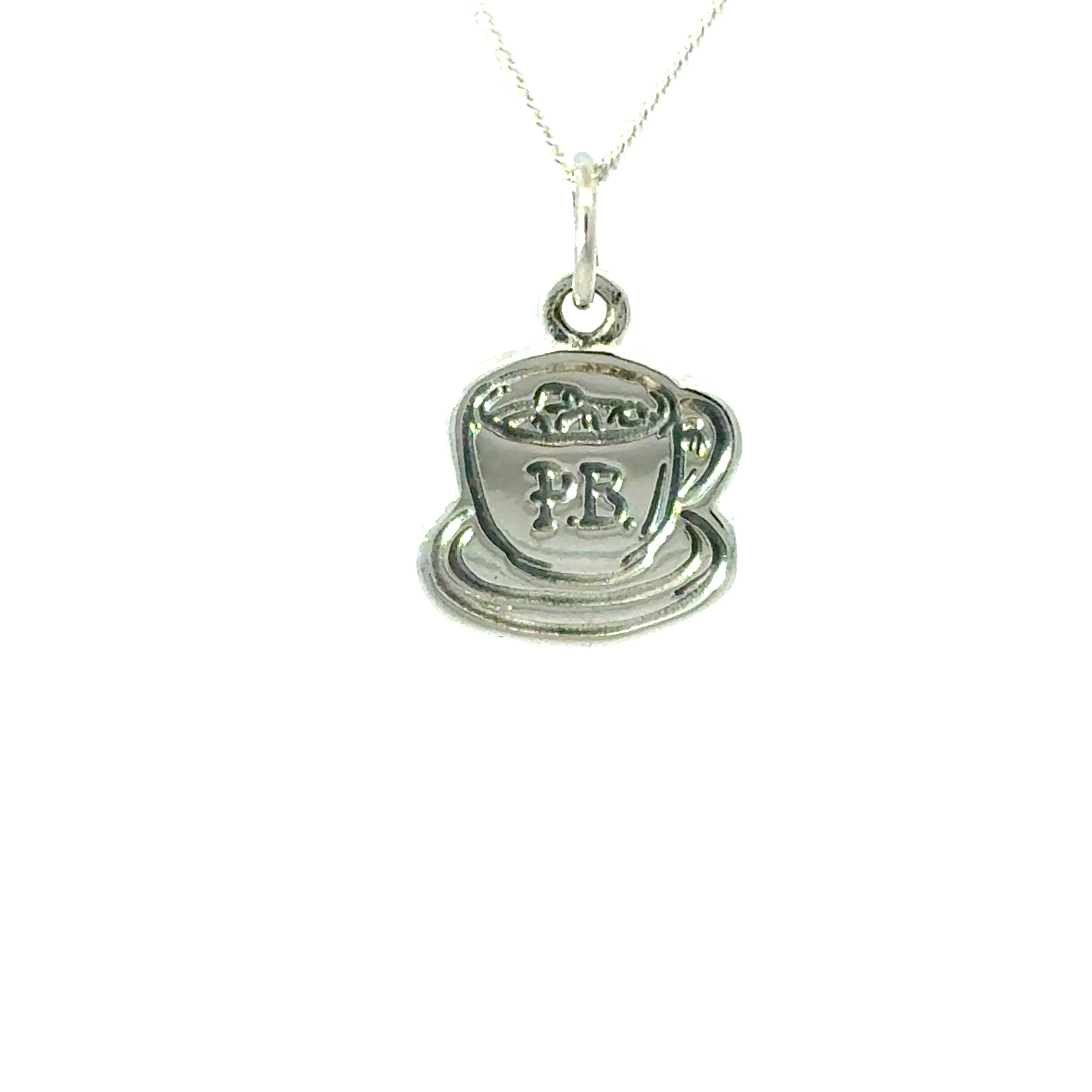 Paddington™ Mini Hot Chocolate Cup Necklace (Sterling Silver) sold by Licensed to Charm