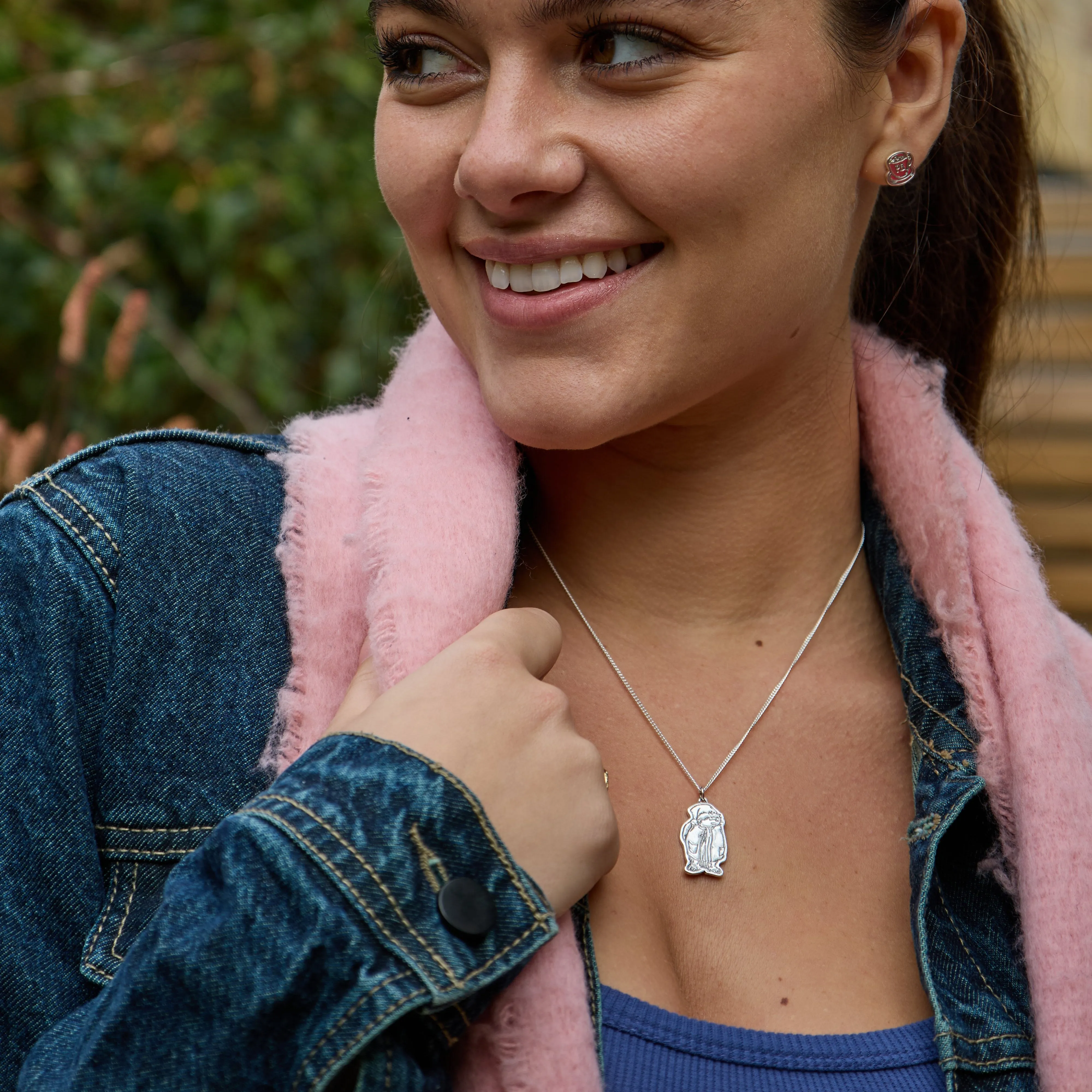 Paddington™ Necklace with Santa Hat (Sterling Silver) sold by Licensed to Charm product image thumbnail 3