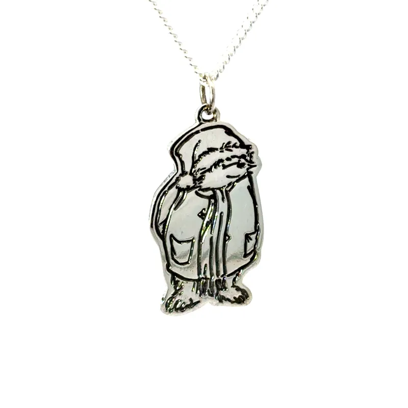 Paddington™ Necklace with Santa Hat (Sterling Silver) sold by Licensed to Charm