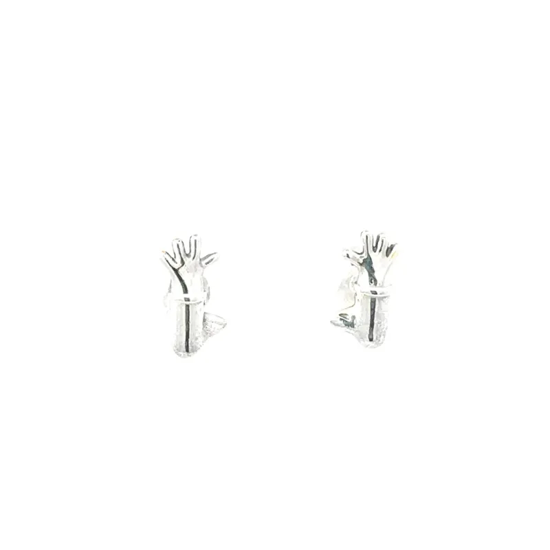 Feathers McGraw Stud Earrings (Sterling Silver) sold by Licensed to Charm