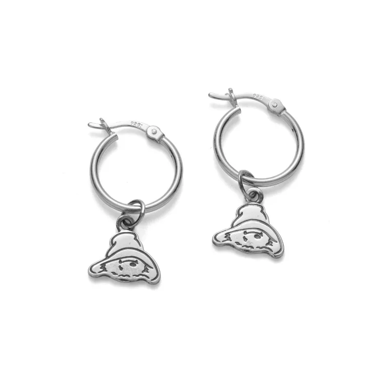 Paddington™ Head Hoop Earrings (Sterling Silver) sold by Licensed to Charm