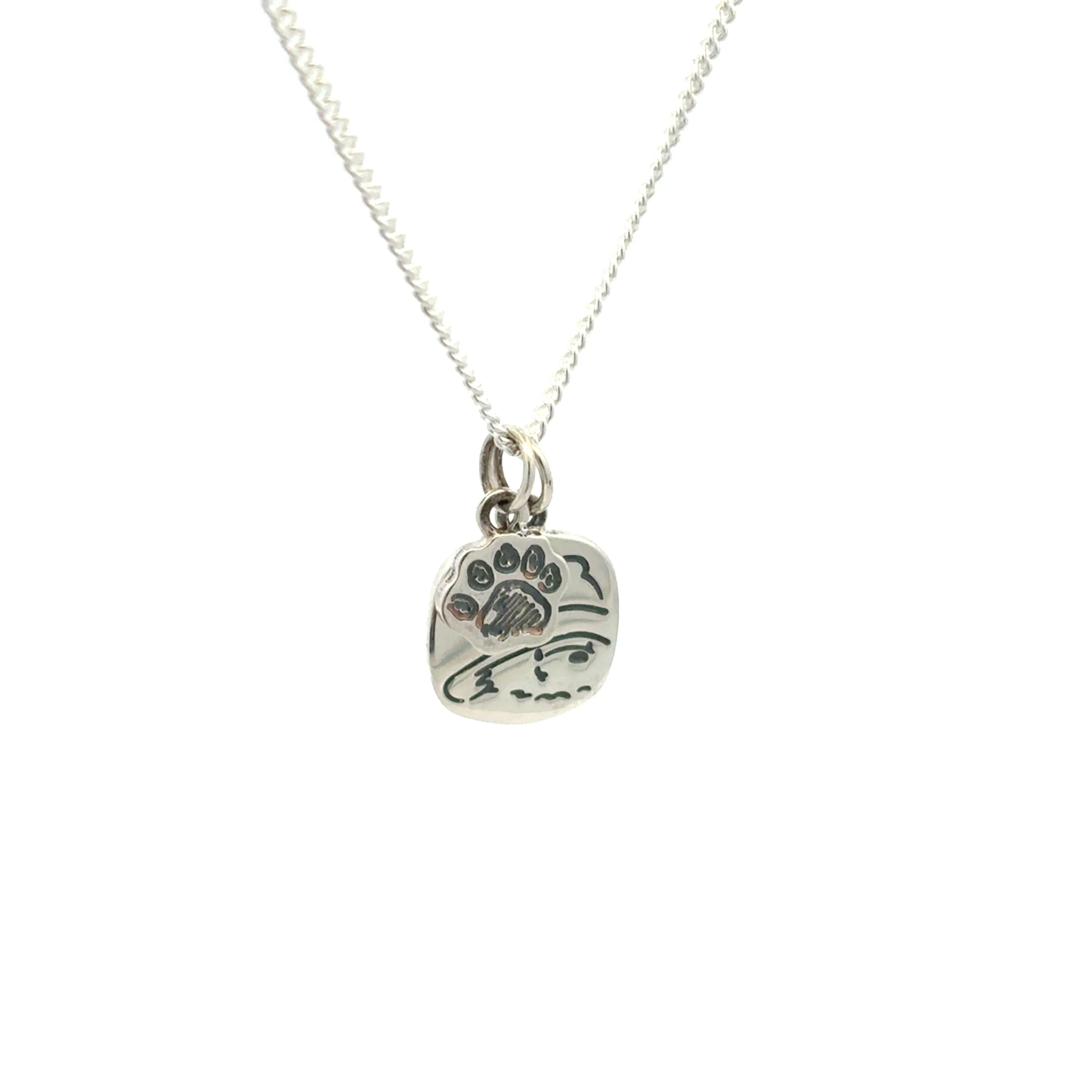 Paddington™ Square Pendant Necklace (Sterling Silver) sold by Licensed to Charm product image thumbnail 2