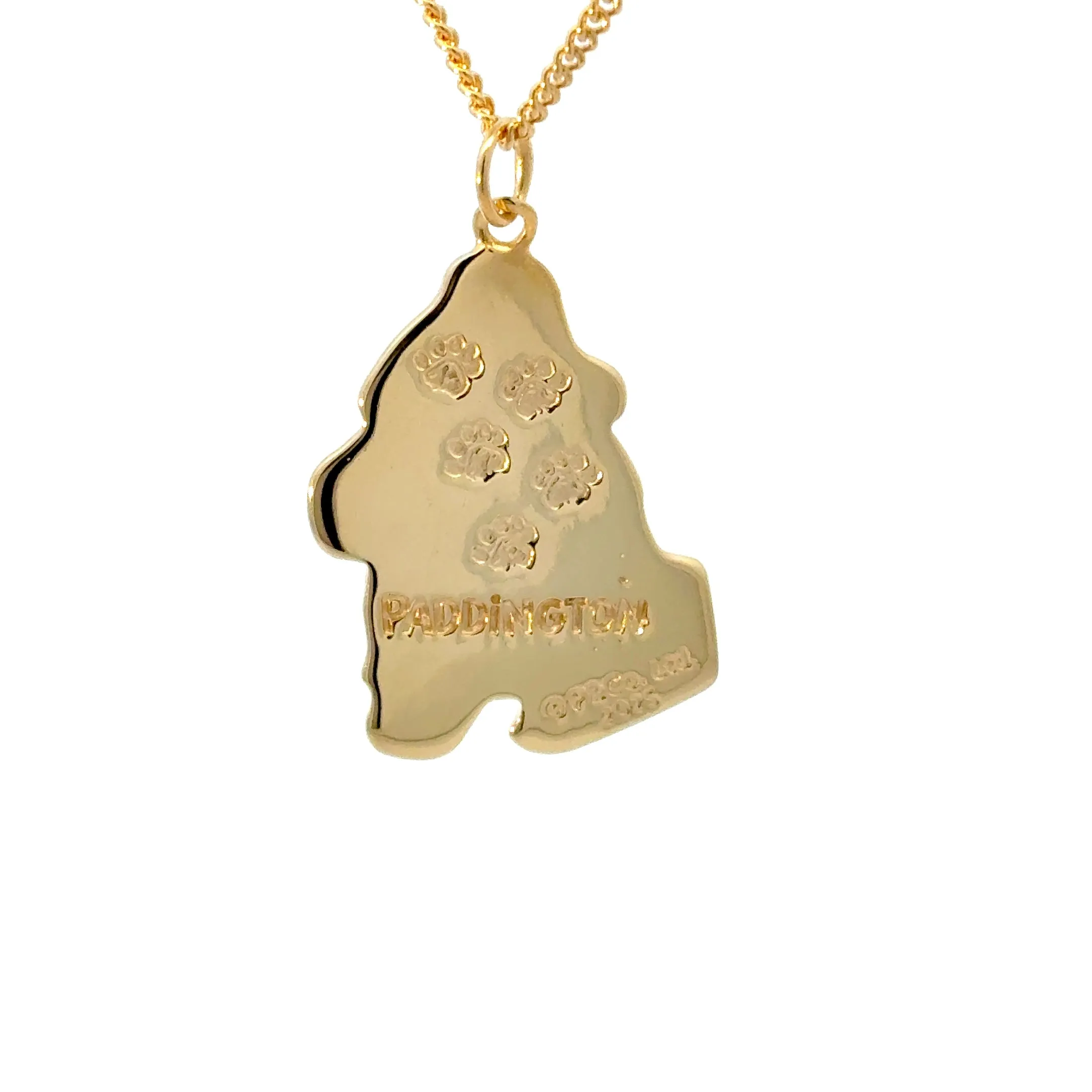 Paddington™ with Suitcase & Marmalade Necklace (18ct Gold Vermeil) sold by Licensed to Charm product image thumbnail 3