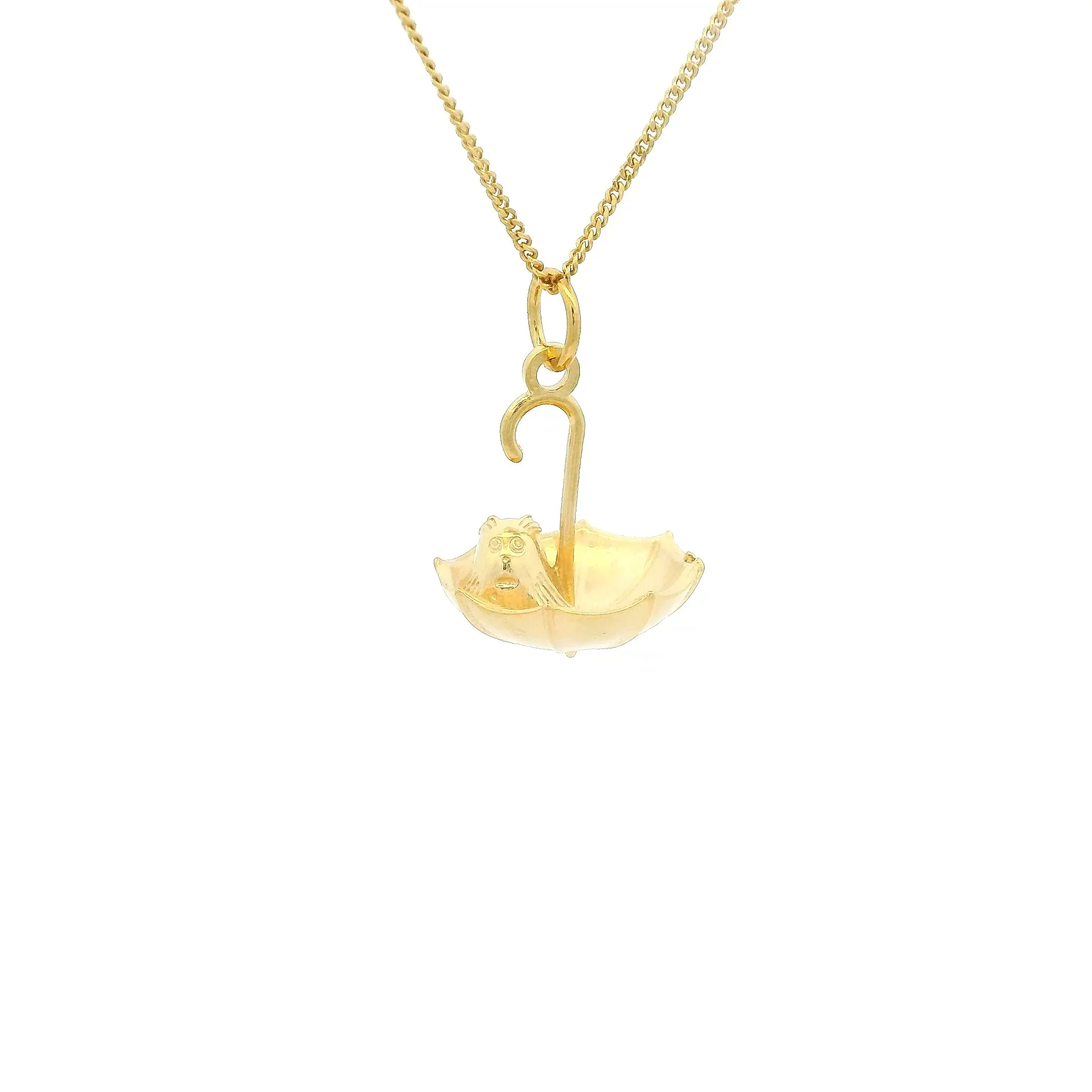 Moomin Nibling Umbrella Necklace (18ct Gold Vermeil) sold by Licensed to Charm product image thumbnail 3