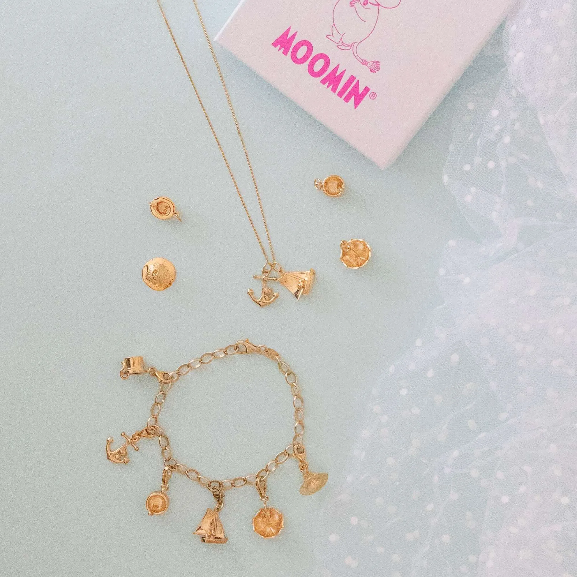 Moomin Snufkin Hat Charm (18ct Gold Vermeil) sold by Licensed to Charm product image thumbnail 4