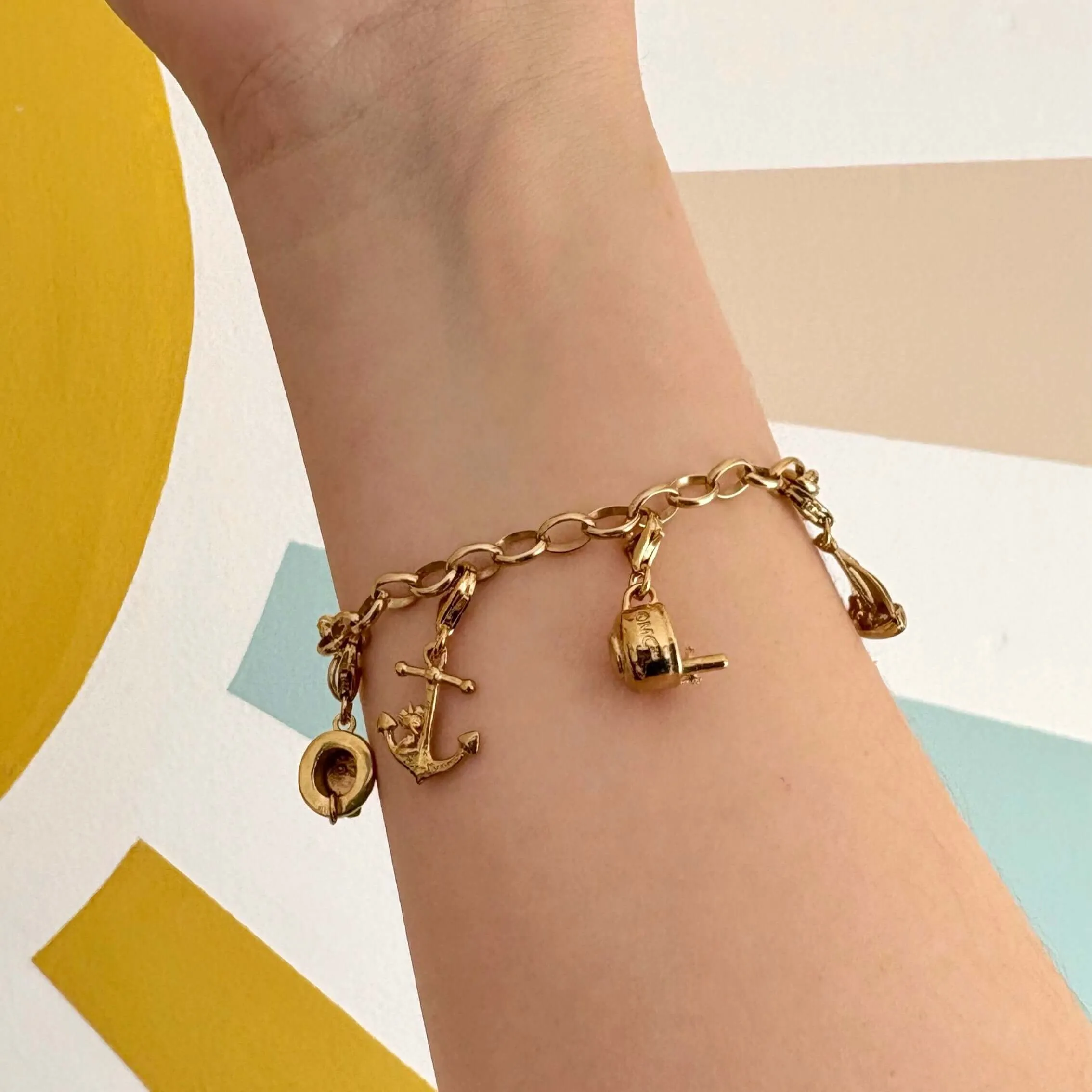 Moomin Snufkin Hat Charm (18ct Gold Vermeil) sold by Licensed to Charm product image thumbnail 3