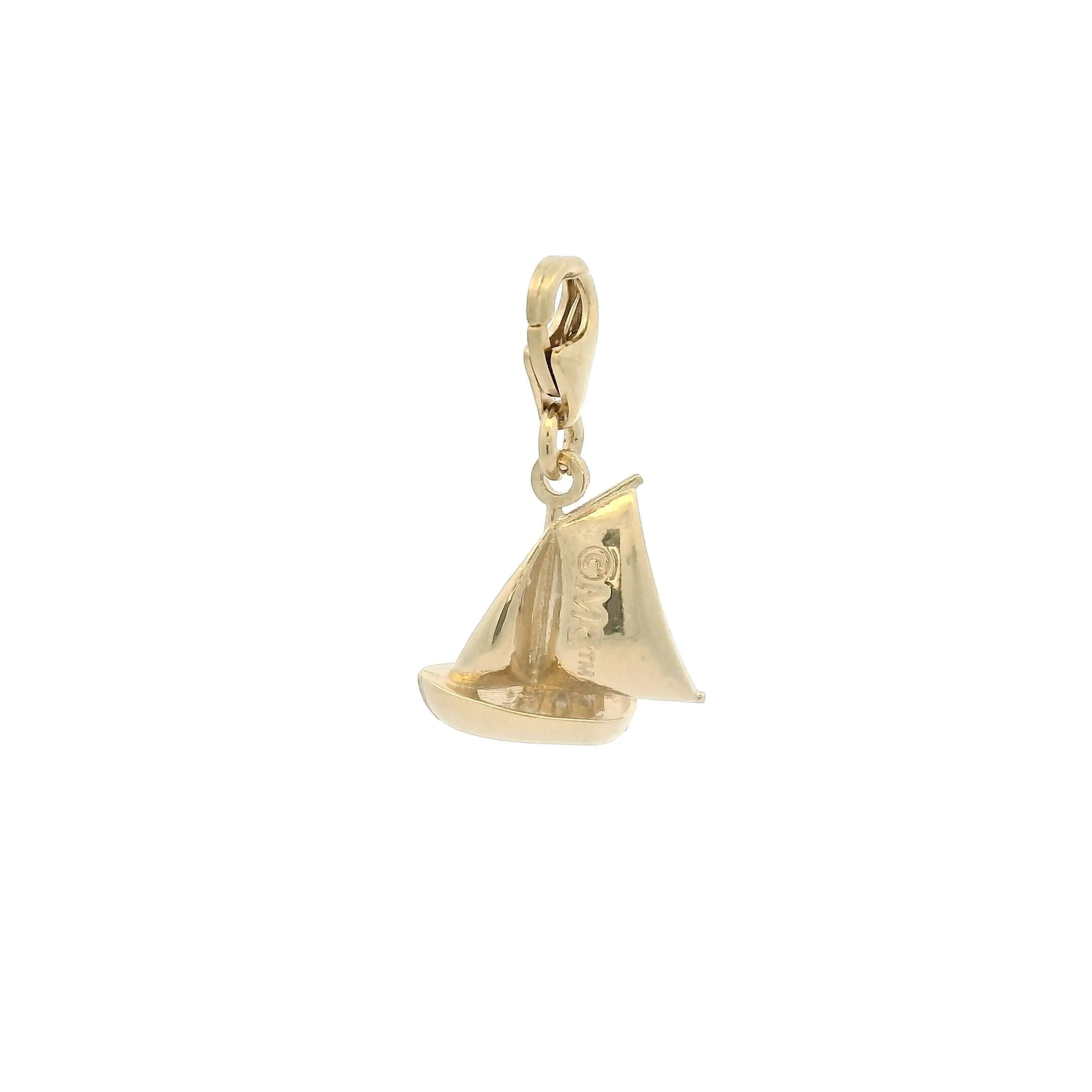 Moomin Sailing Boat Charm (18ct Gold Vermeil) sold by Licensed to Charm product image thumbnail 3