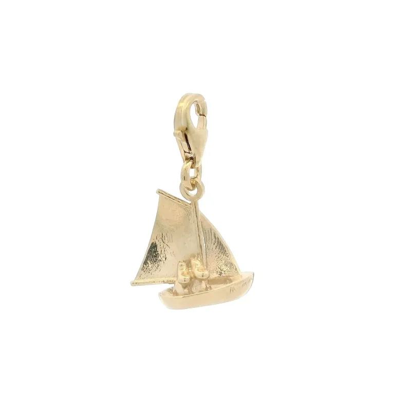 Moomin Sailing Boat Charm (18ct Gold Vermeil) sold by Licensed to Charm