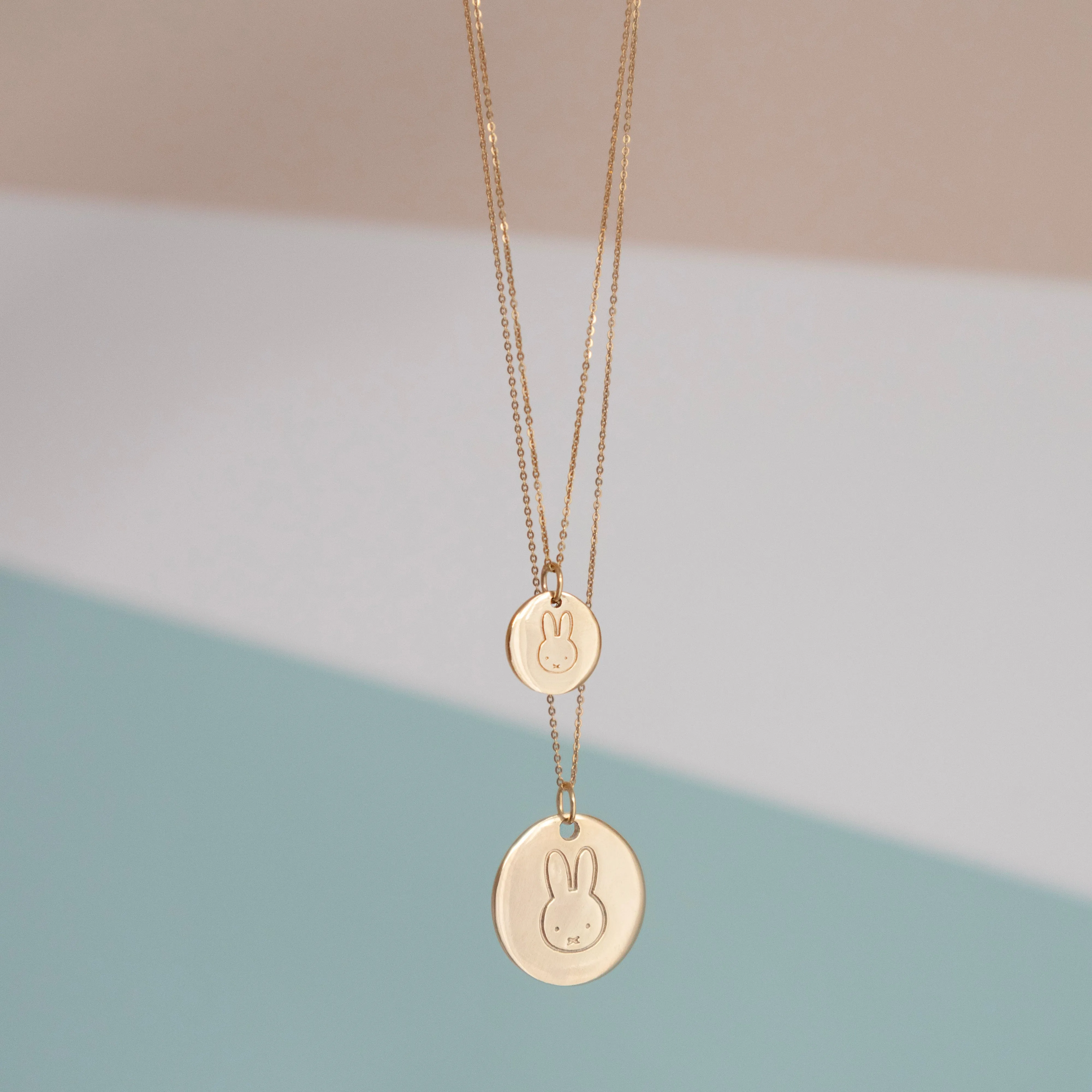 Miffy Large Disc Necklace (18ct Gold Vermeil) sold by Licensed to Charm product image thumbnail 2