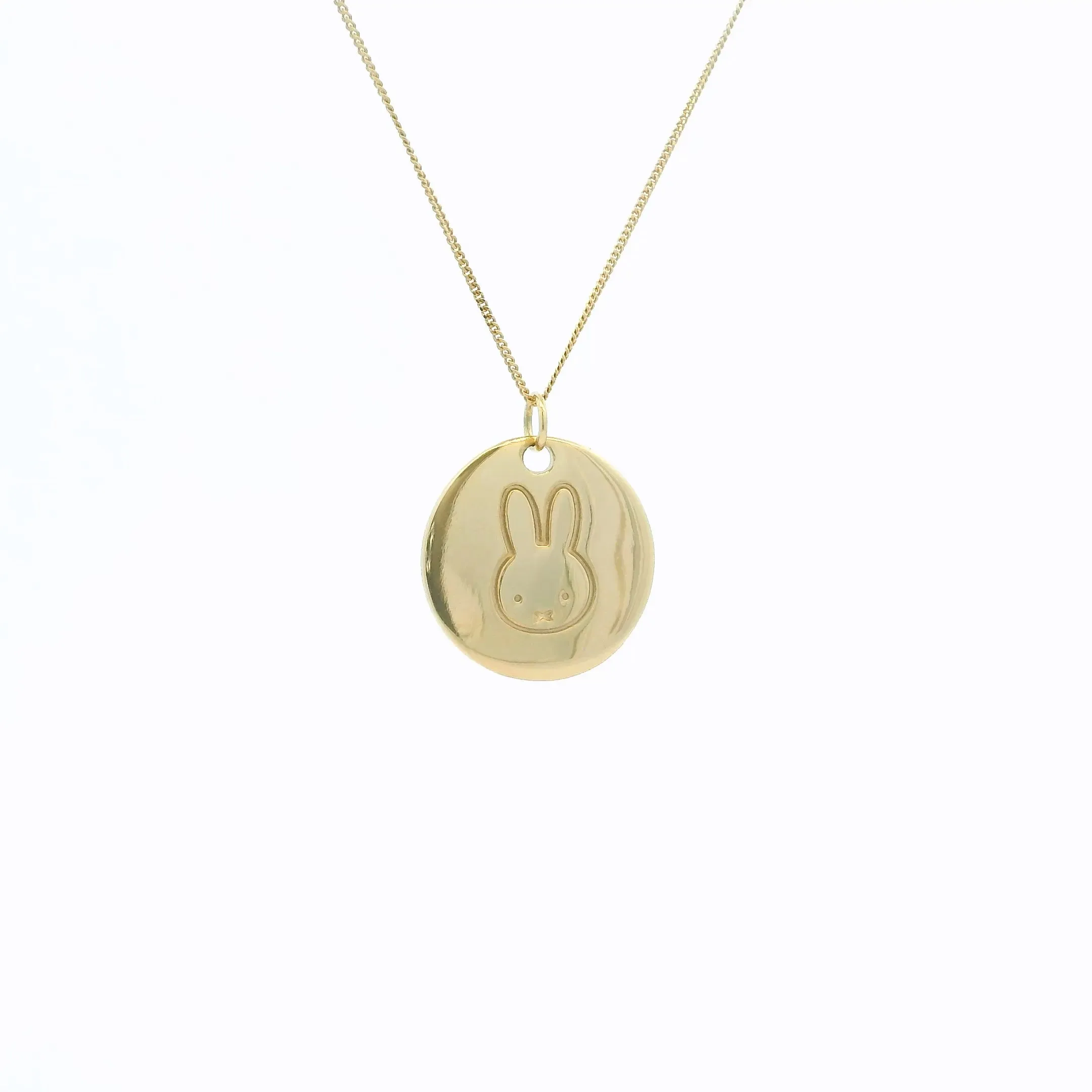Miffy Large Disc Necklace (18ct Gold Vermeil) sold by Licensed to Charm product image thumbnail 3