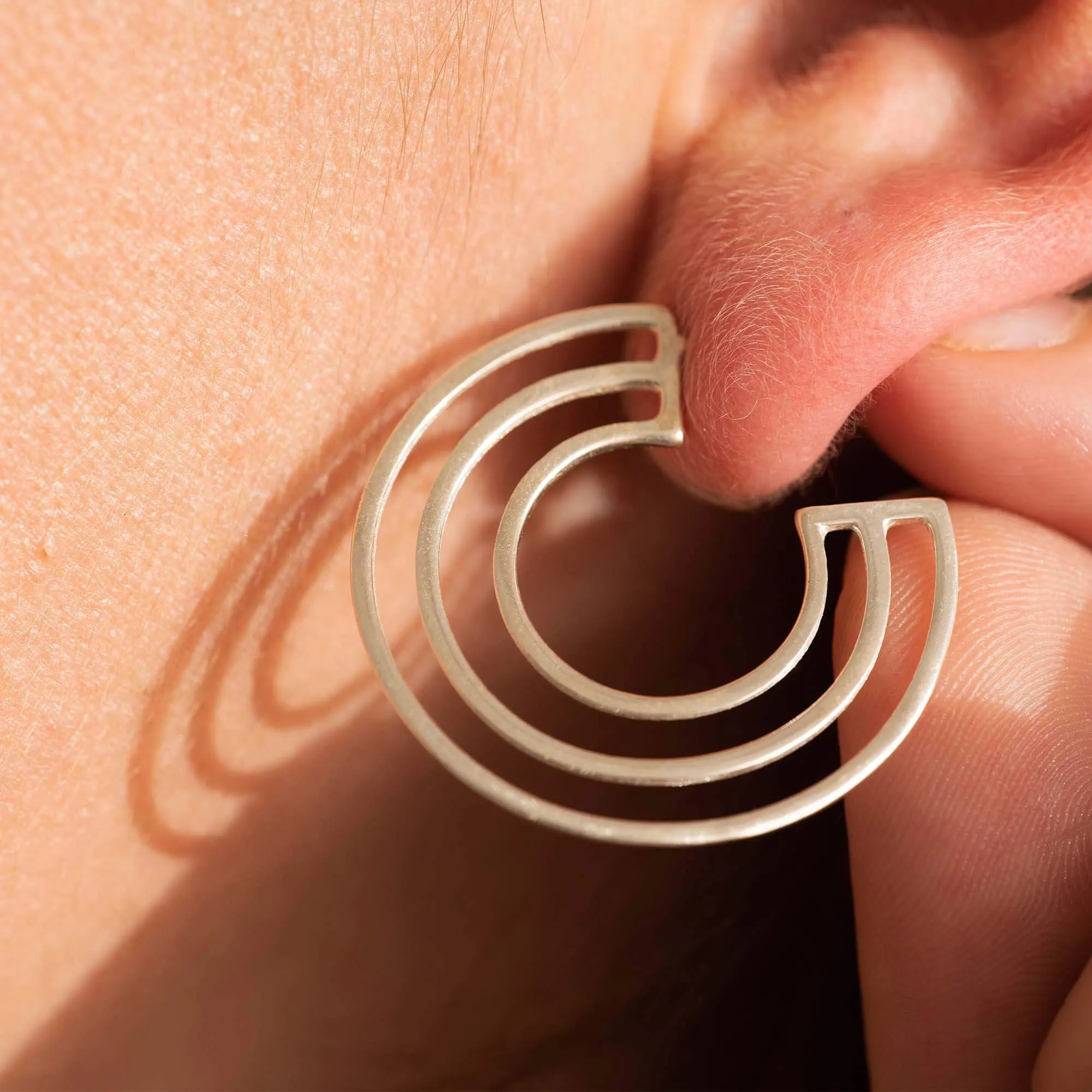 Licensed To Charm Logo Hoop Earrings sold by Licensed to Charm product image thumbnail 2