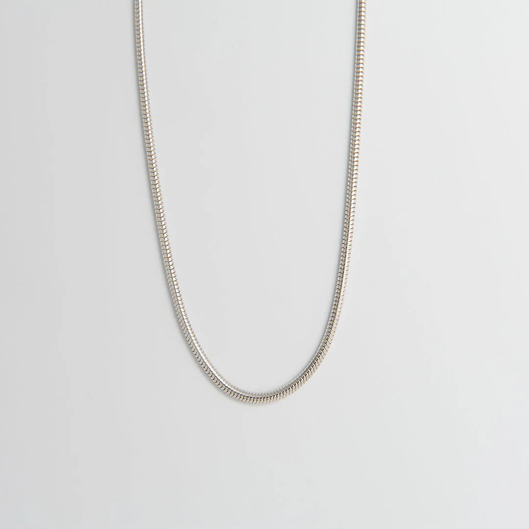 Sterling Silver Snake Chain Necklace sold by Licensed to Charm