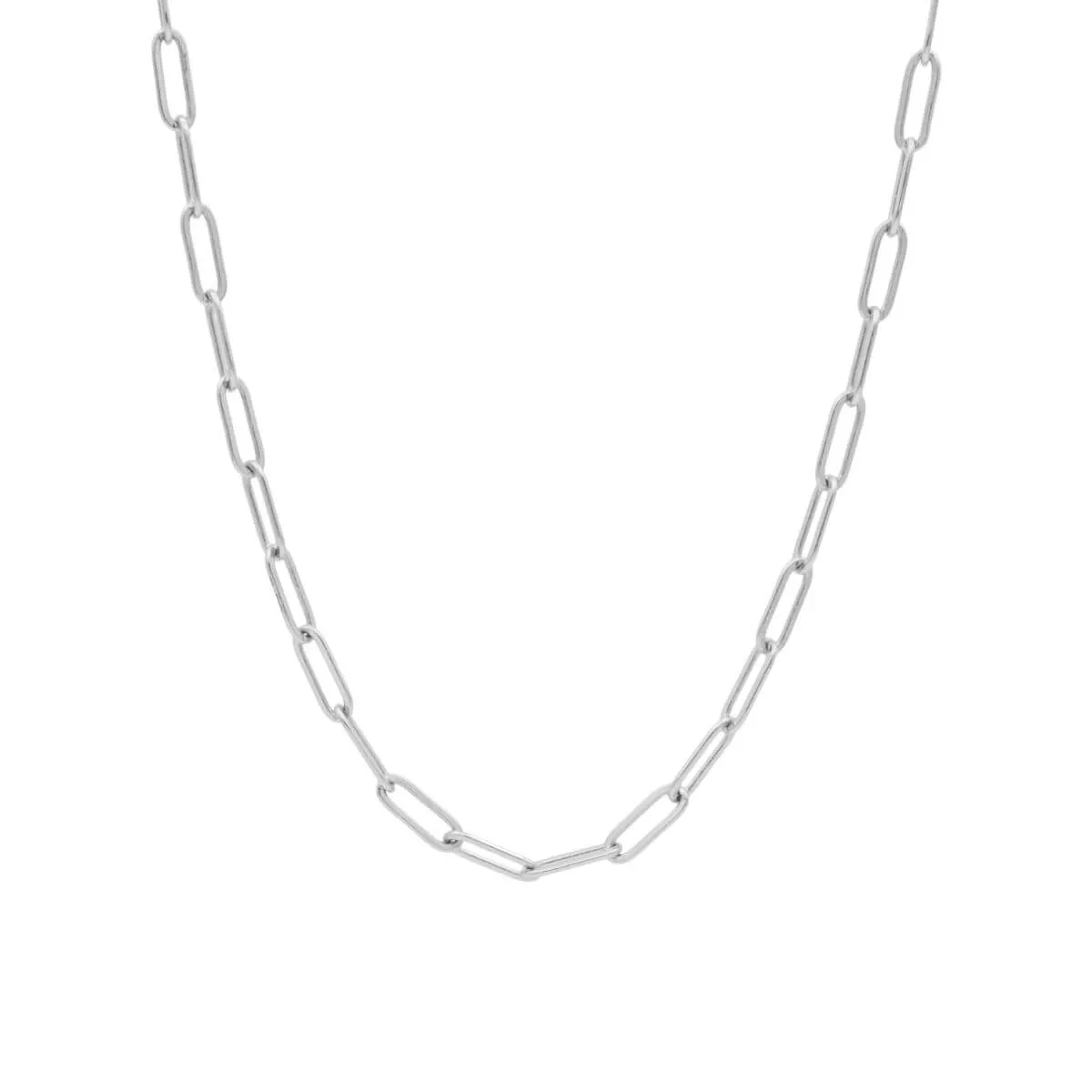 Paperclip Necklace (Sterling Silver) sold by Licensed to Charm