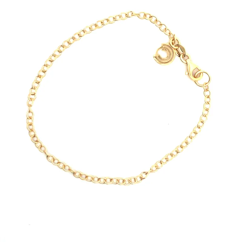 Trace Chain Bracelet (18ct Gold Vermeil) sold by Licensed to Charm