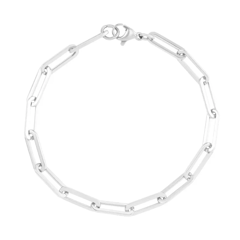 Paperclip Bracelet (Sterling Silver) sold by Licensed to Charm