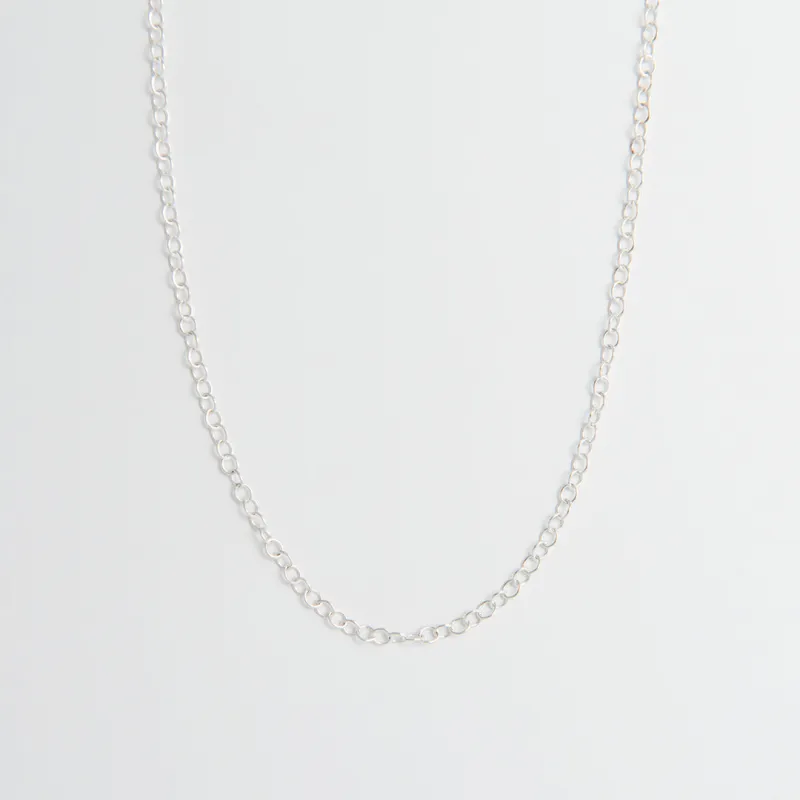 Sterling Silver Trace Chain Necklace sold by Licensed to Charm