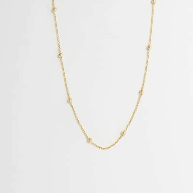 18ct Gold Vermeil Satellite Chain Necklace sold by Licensed to Charm