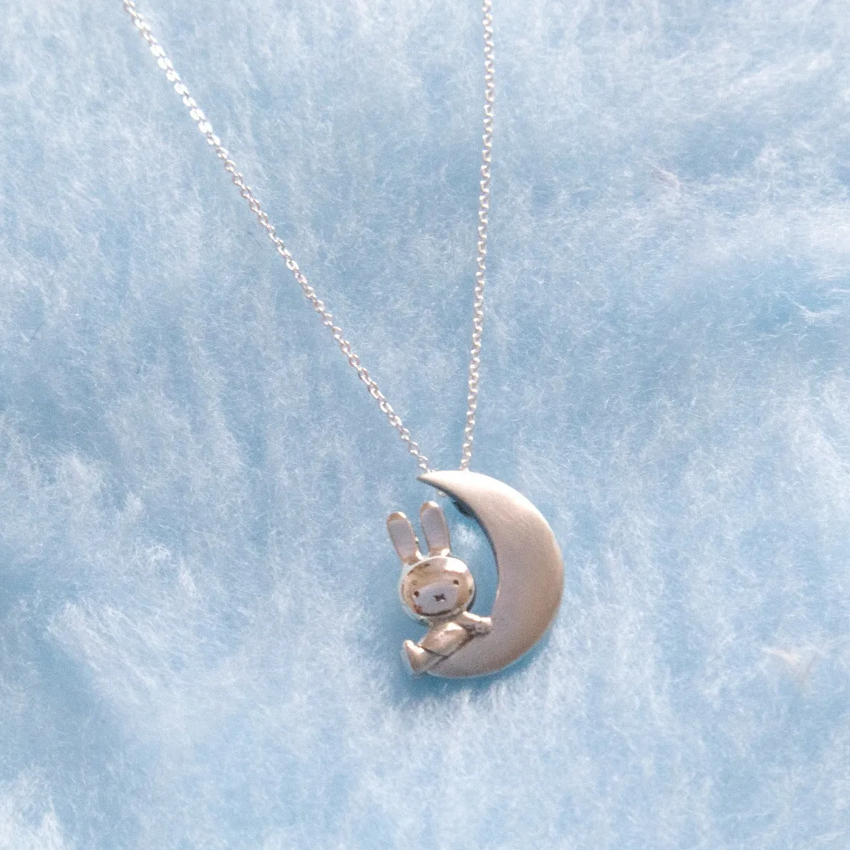 Miffy & The Moon Necklace (Sterling Silver) sold by Licensed to Charm product image thumbnail 3