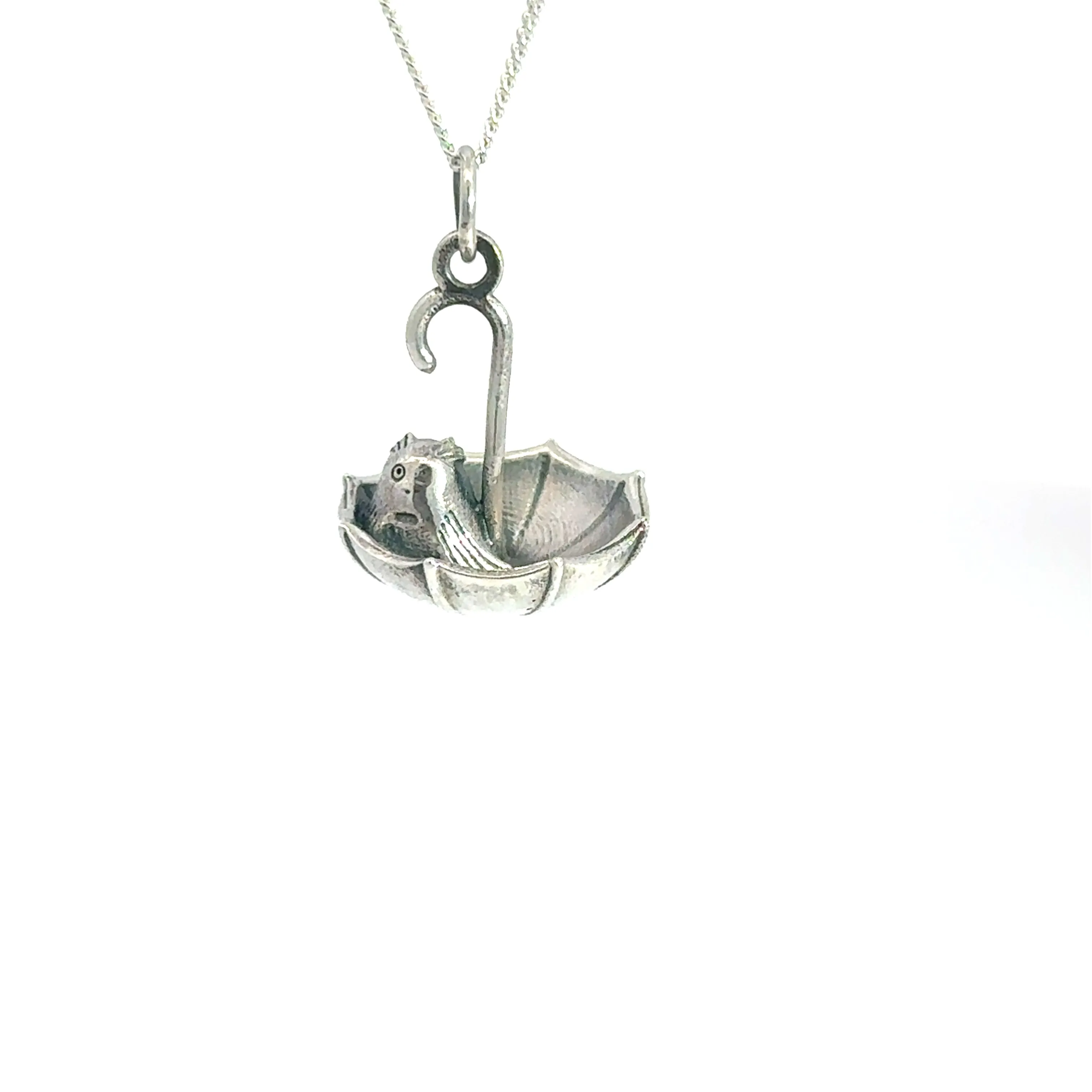 Moomins Nibling Umbrella Necklace (Sterling Silver) sold by Licensed to Charm