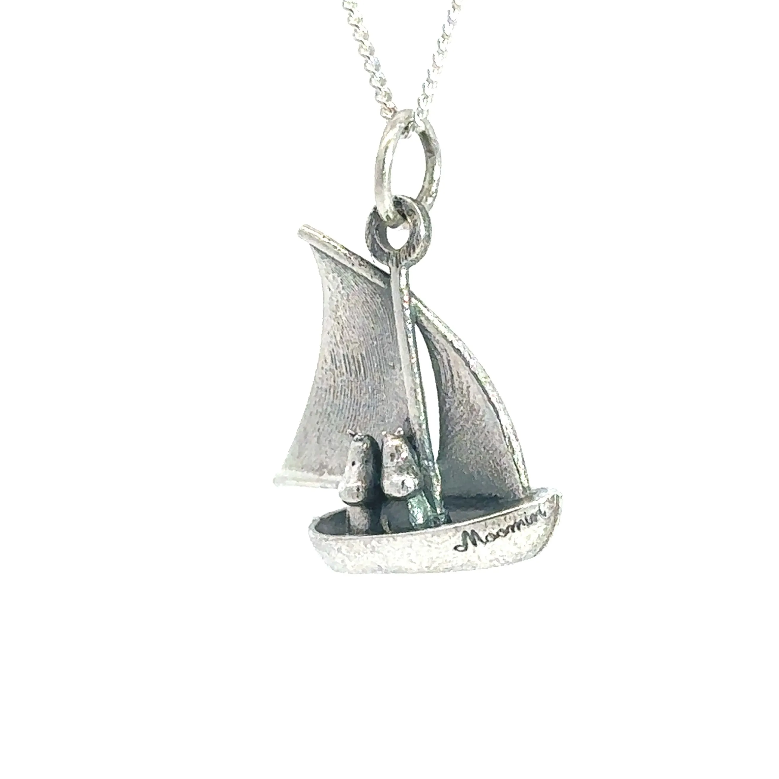 Moomins Sailing Boat Necklace (Sterling Silver) sold by Licensed to Charm product image thumbnail 2