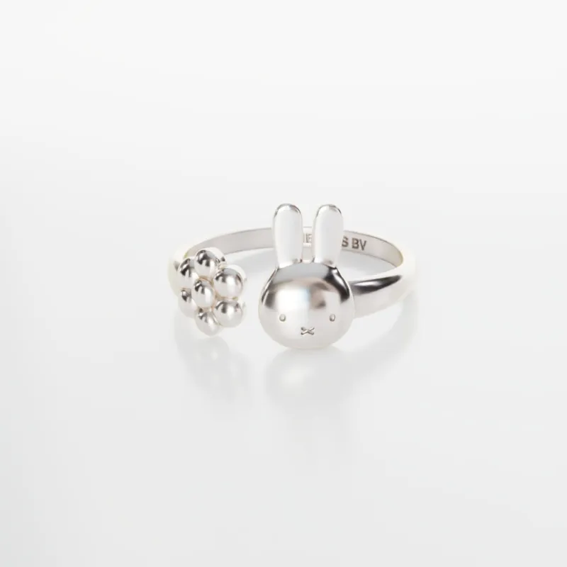 Miffy Daisy Adjustable Ring (Sterling Silver) sold by Licensed to Charm