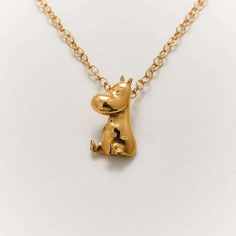 Moomintroll Necklace (18ct Gold Vermeil) sold by Licensed to Charm